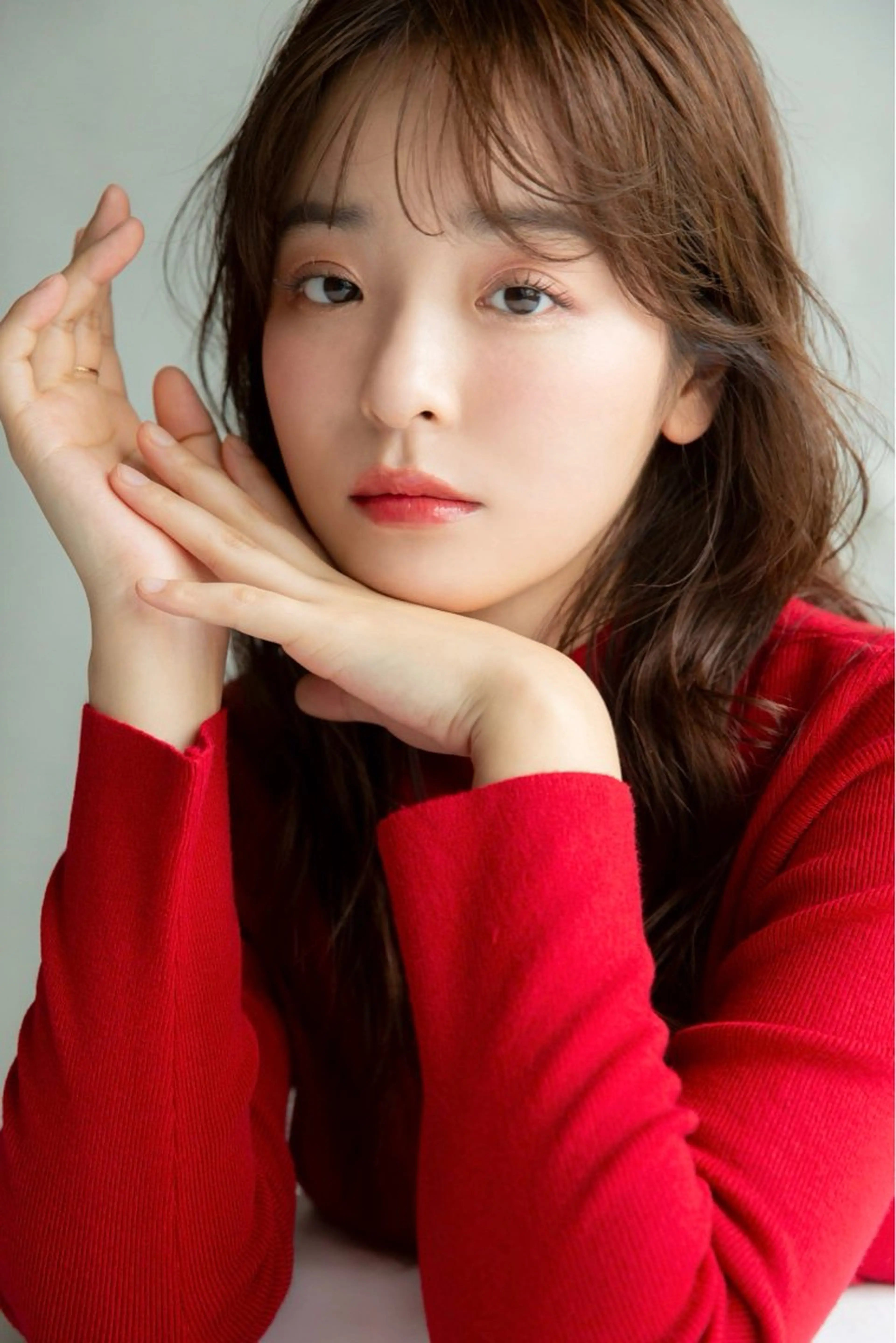 ミディアム 髪質改善 似合わせカット カット ヘアカラー トリートメント JYUNESU表参道所属・韓国ヘア🇰🇷🎀 透明感カラーのヘアスタイル