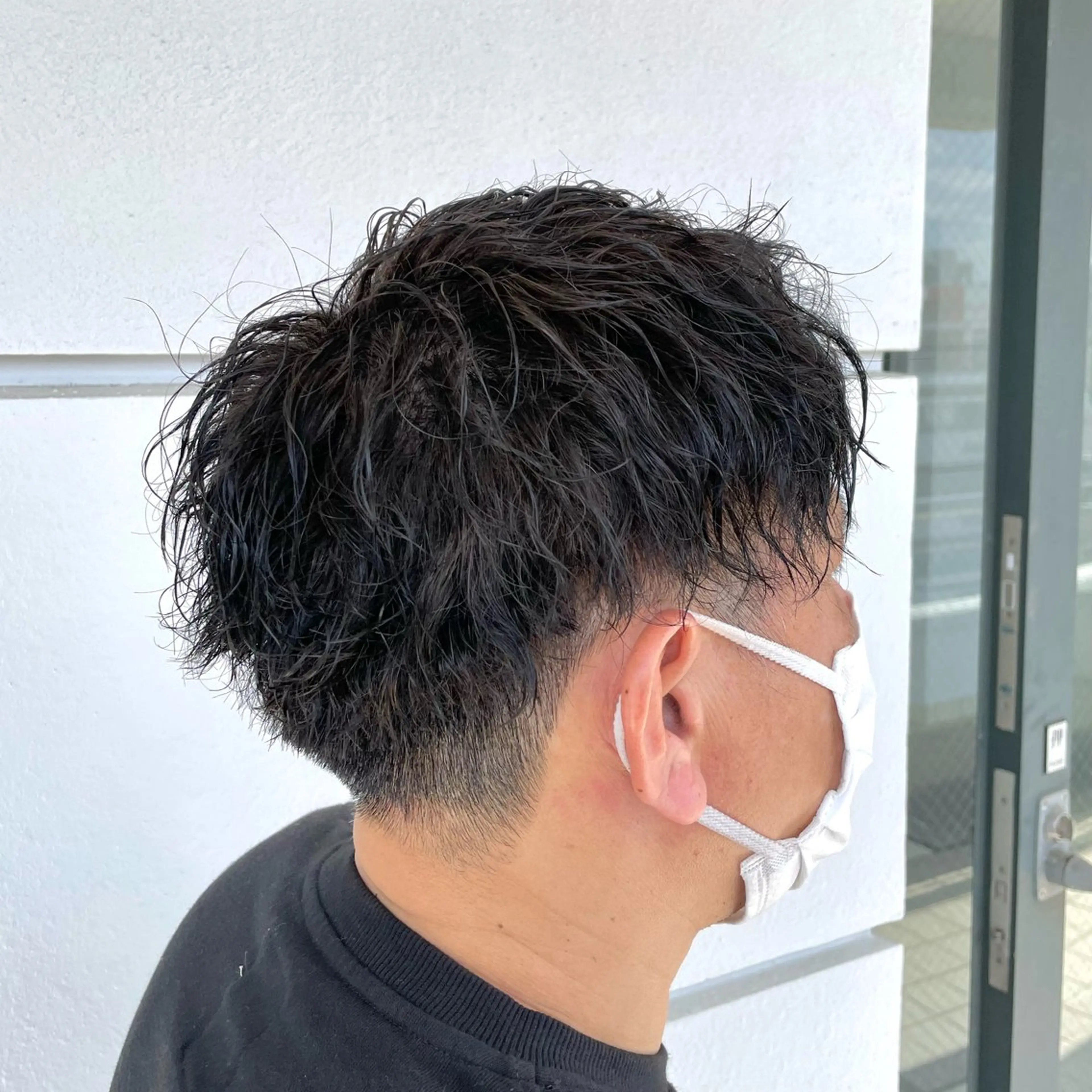 パーマ メンズ カット パーマ トリートメント 西村 れいのヘアスタイル