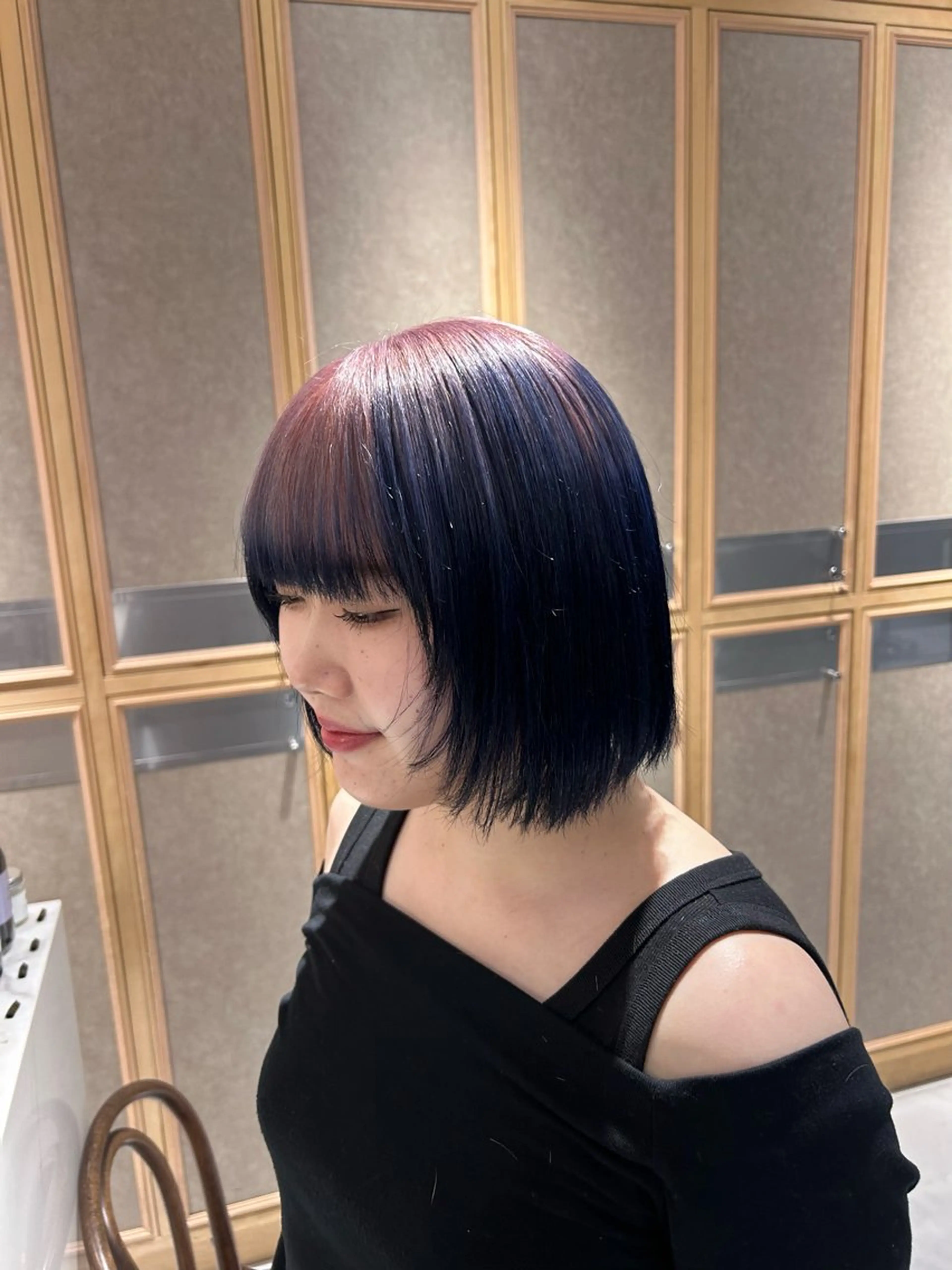 カラー ブルーカラー ピンクカラー ヘアカラー トリートメント ヘッドスパ ヘアセット miko🪽地毛風/ ハイトーン/レイヤーのヘアスタイル