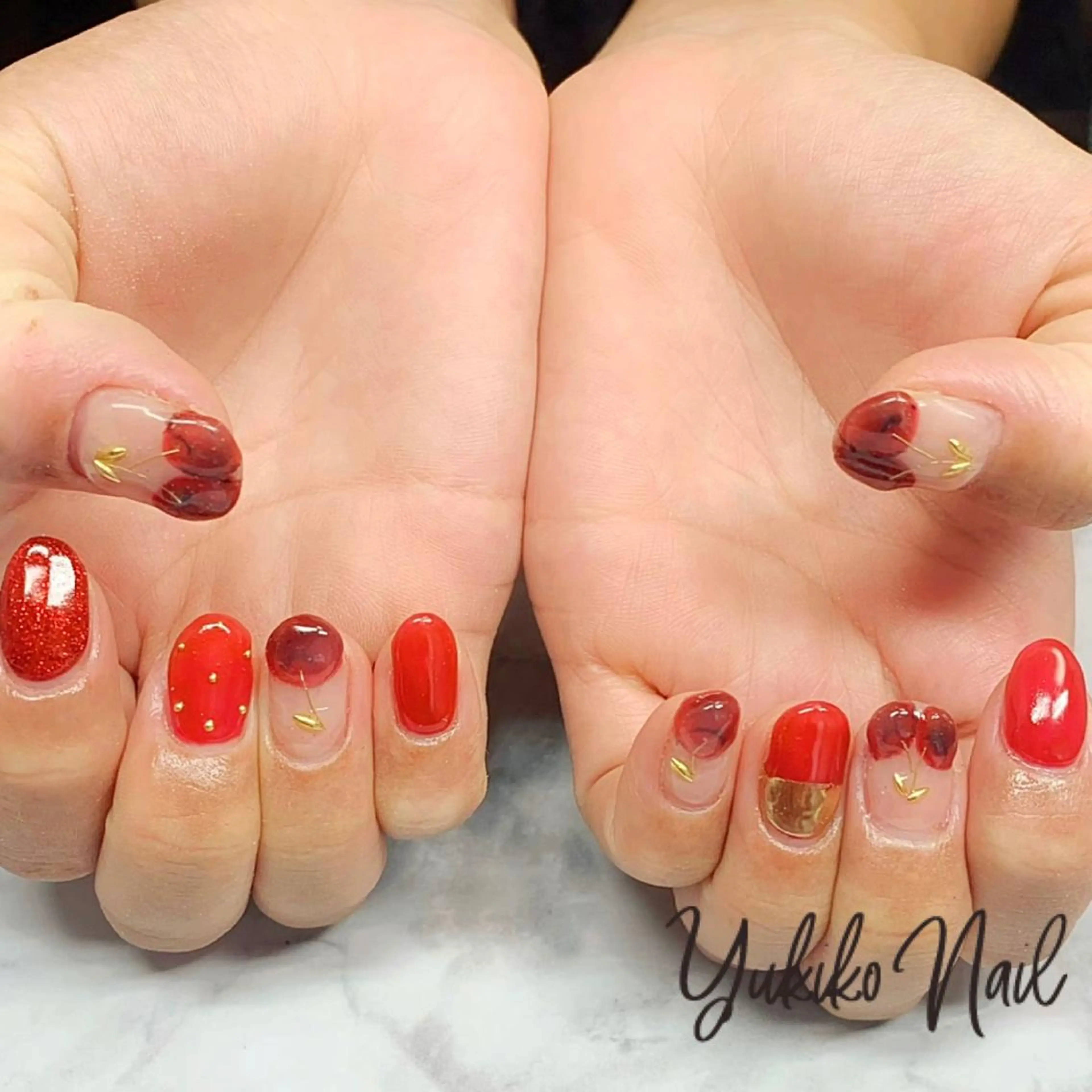 ネイル 持ち込み ハンドネイル ユキコ ネイルのネイルデザイン