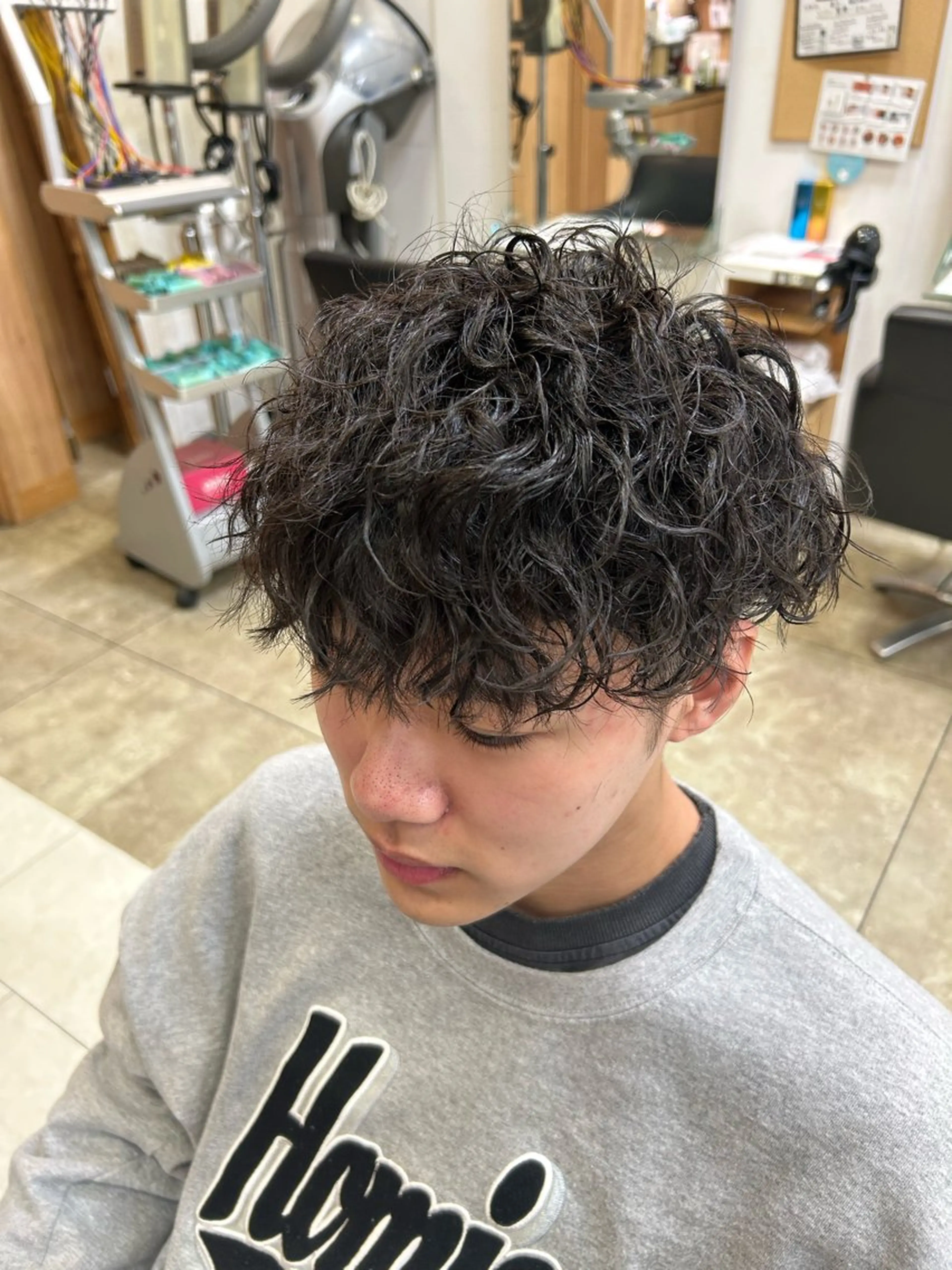 メンズ カット パーマ ウラン元町所属・坂爪 智哉のヘアスタイル