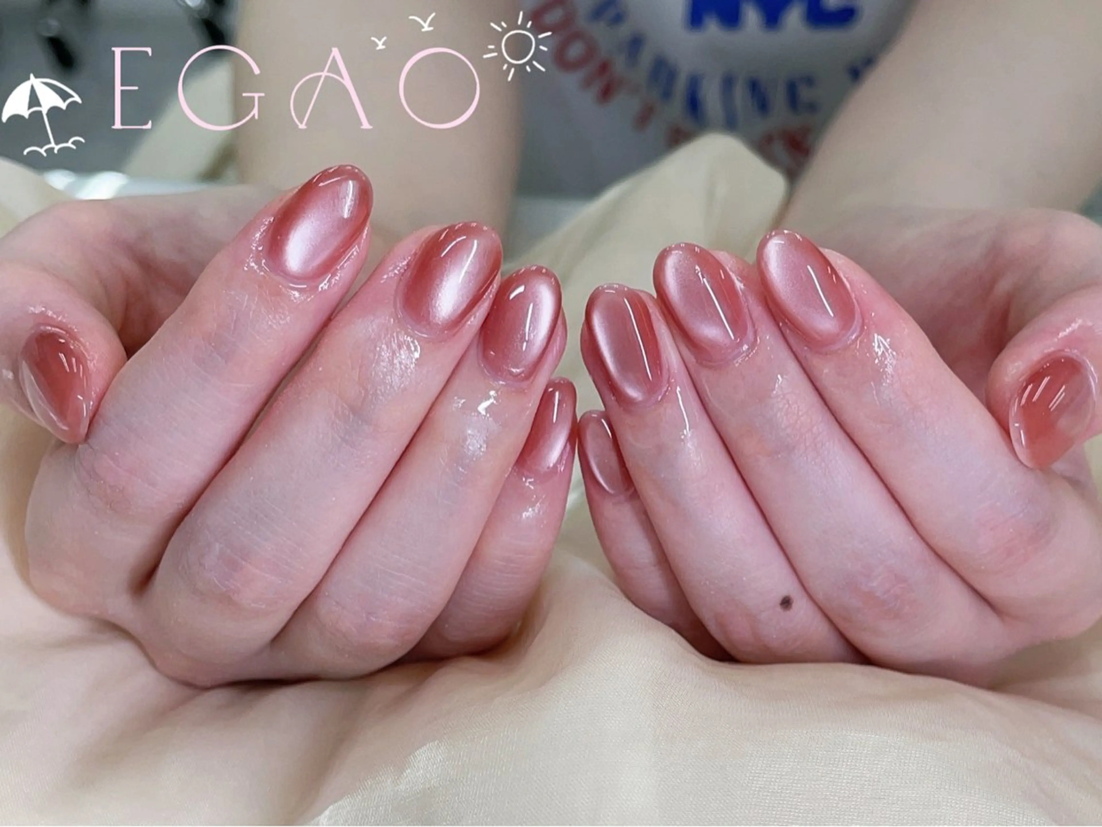 ネイル アートネイル フットネイル フレンチネイル ジェルネイル グラデーション ハンドネイル Egao Nail Salonのネイルデザイン