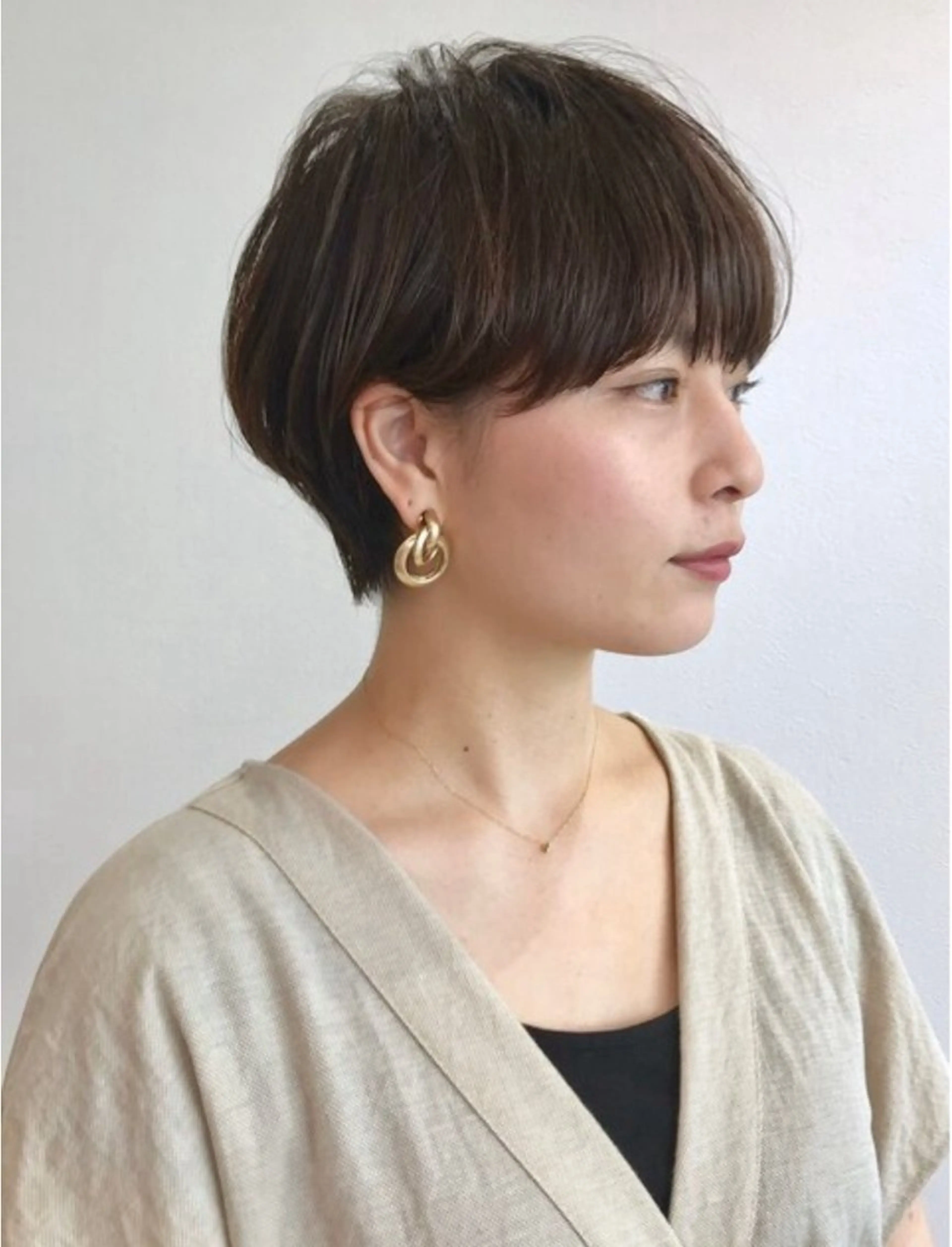 ショート 似合わせショート 森岡俊亮のヘアスタイル