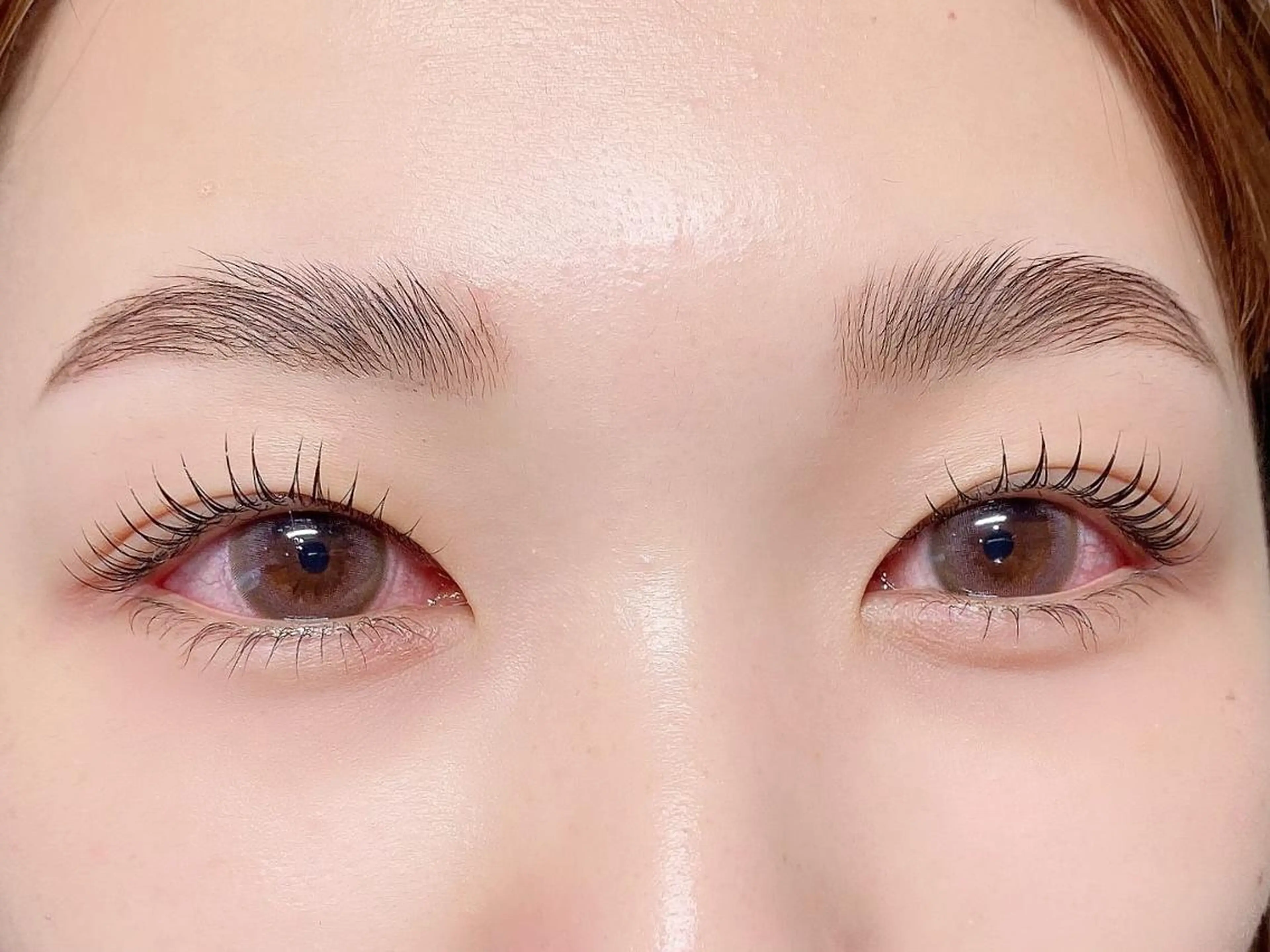マツエク・マツパ 束感まつ毛 韓国風マツエク パリジェンヌラッシュリフト まつげパーマ 一重×まつ毛パーマ まつ毛/眉毛 Cil 中崎町🌿の眉毛・アイブロウイメージ