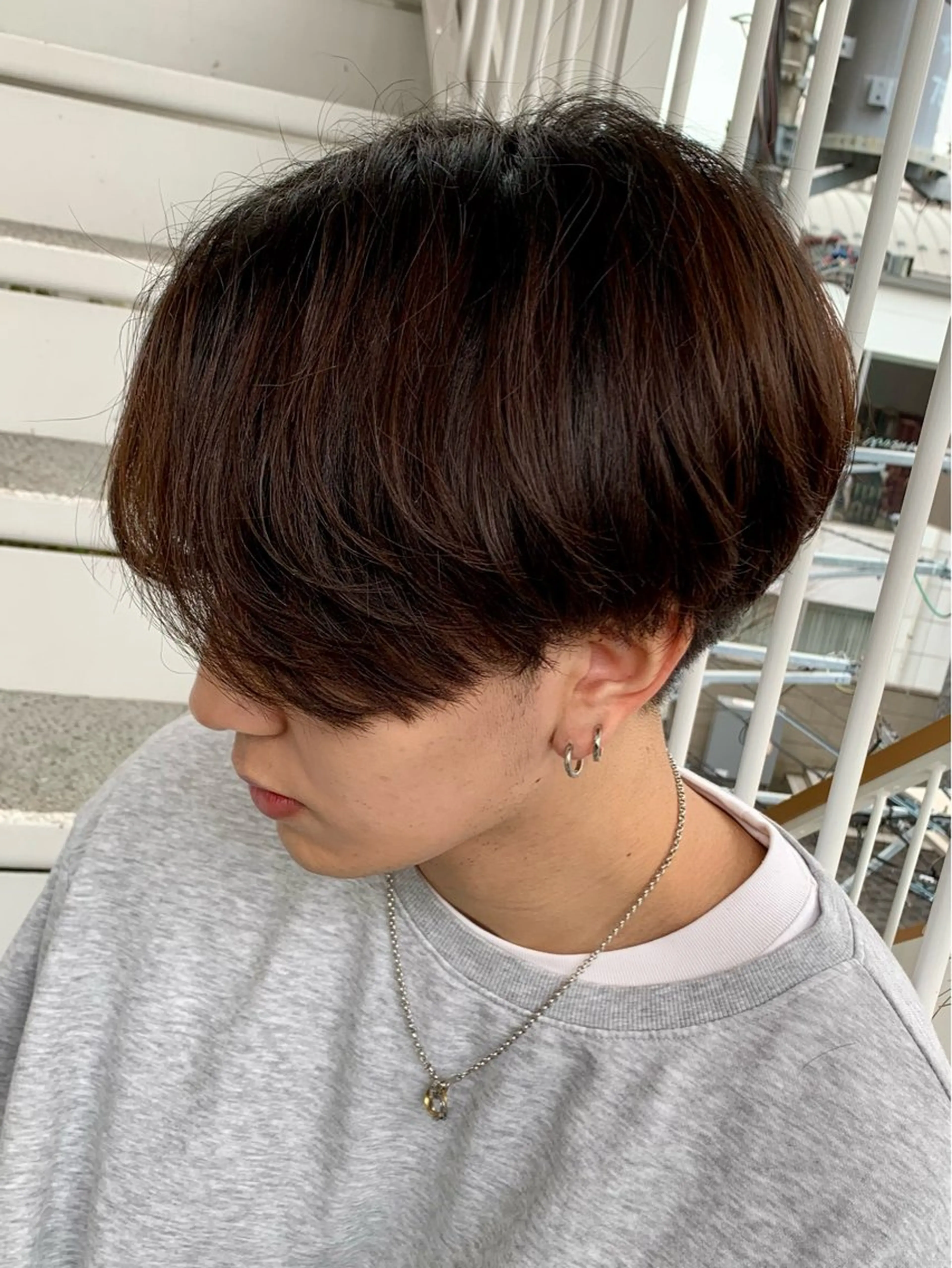 ショート パーマ メンズ カット トリートメント ヘッドスパ 🏁メンズパーマ/ RYOYAのヘアスタイル