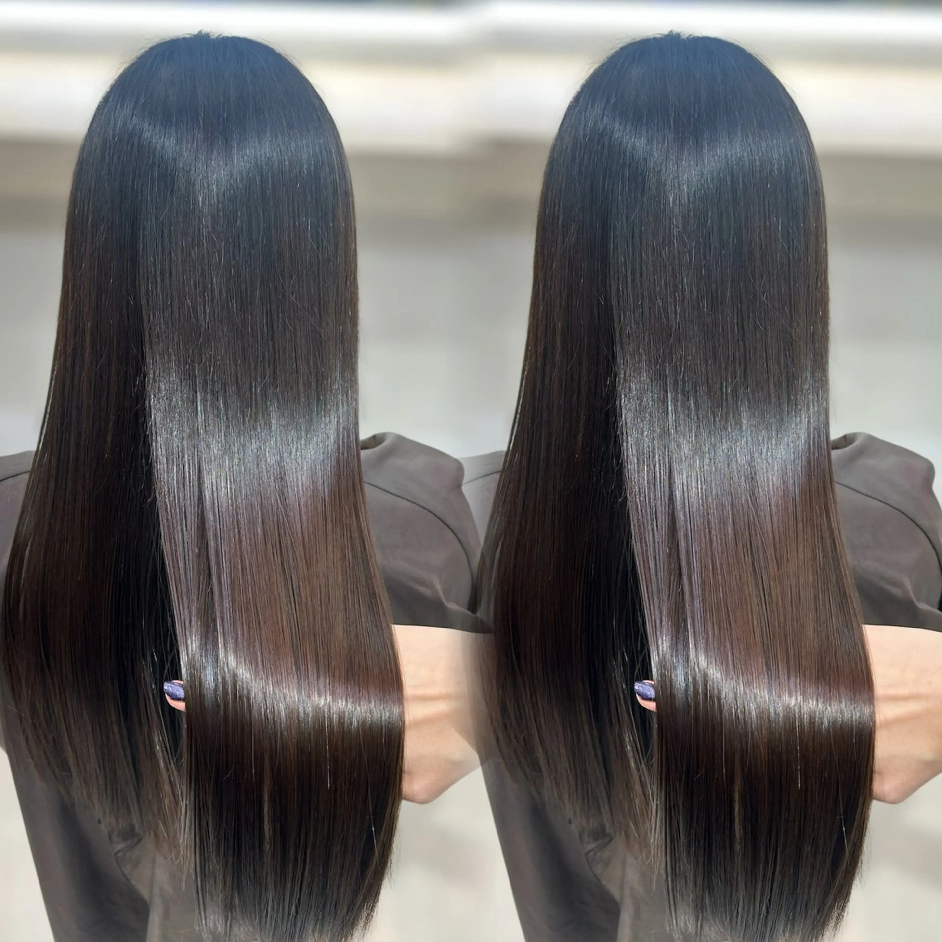 ロング カット ヘアカラー トリートメント ヘッドスパ 🧸ベージュ カラー🧸ゆいなのヘアスタイル