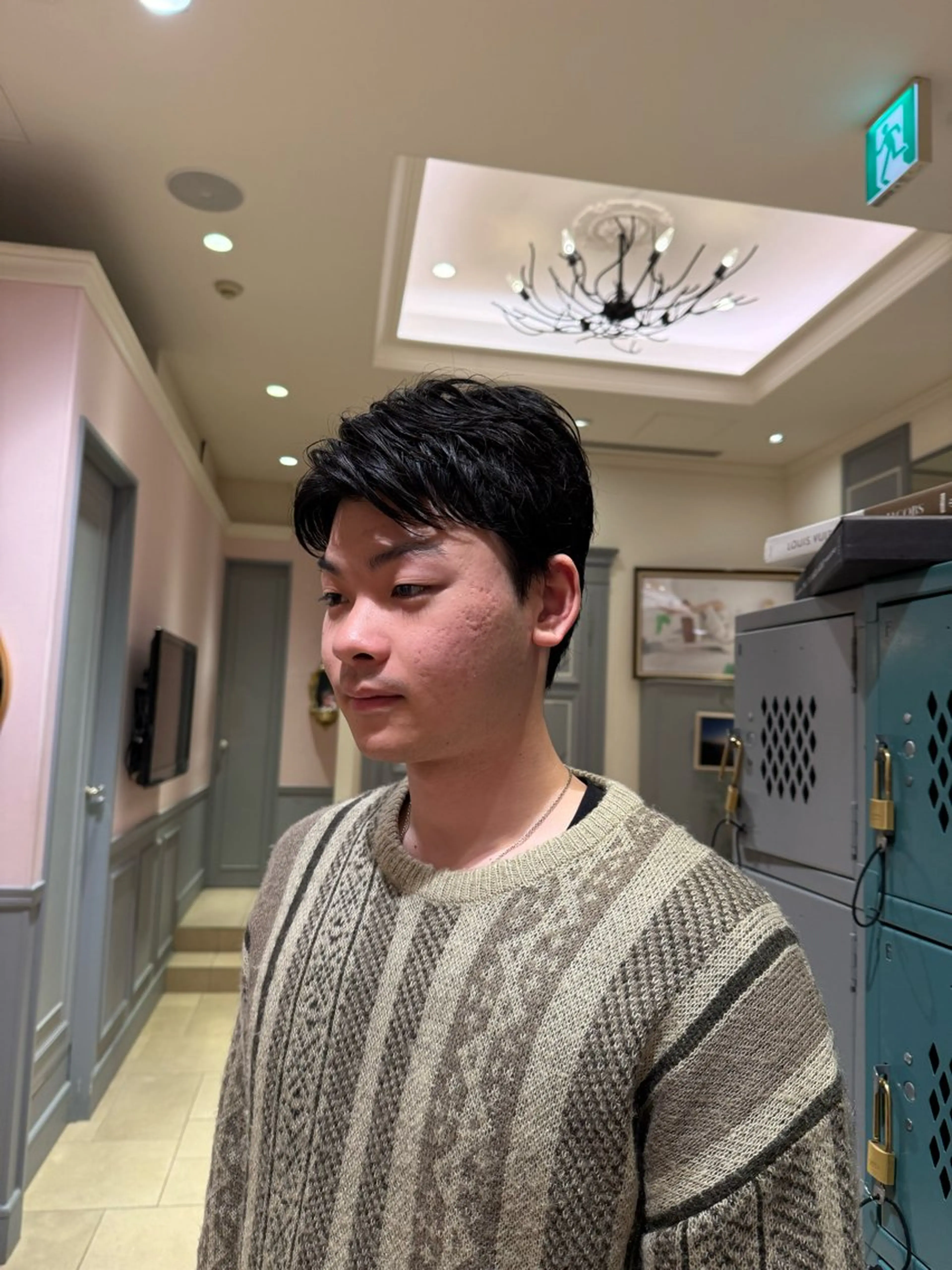 メンズ メンズショート 刈り上げ 大阪梅田 稲葉利也斗のヘアスタイル