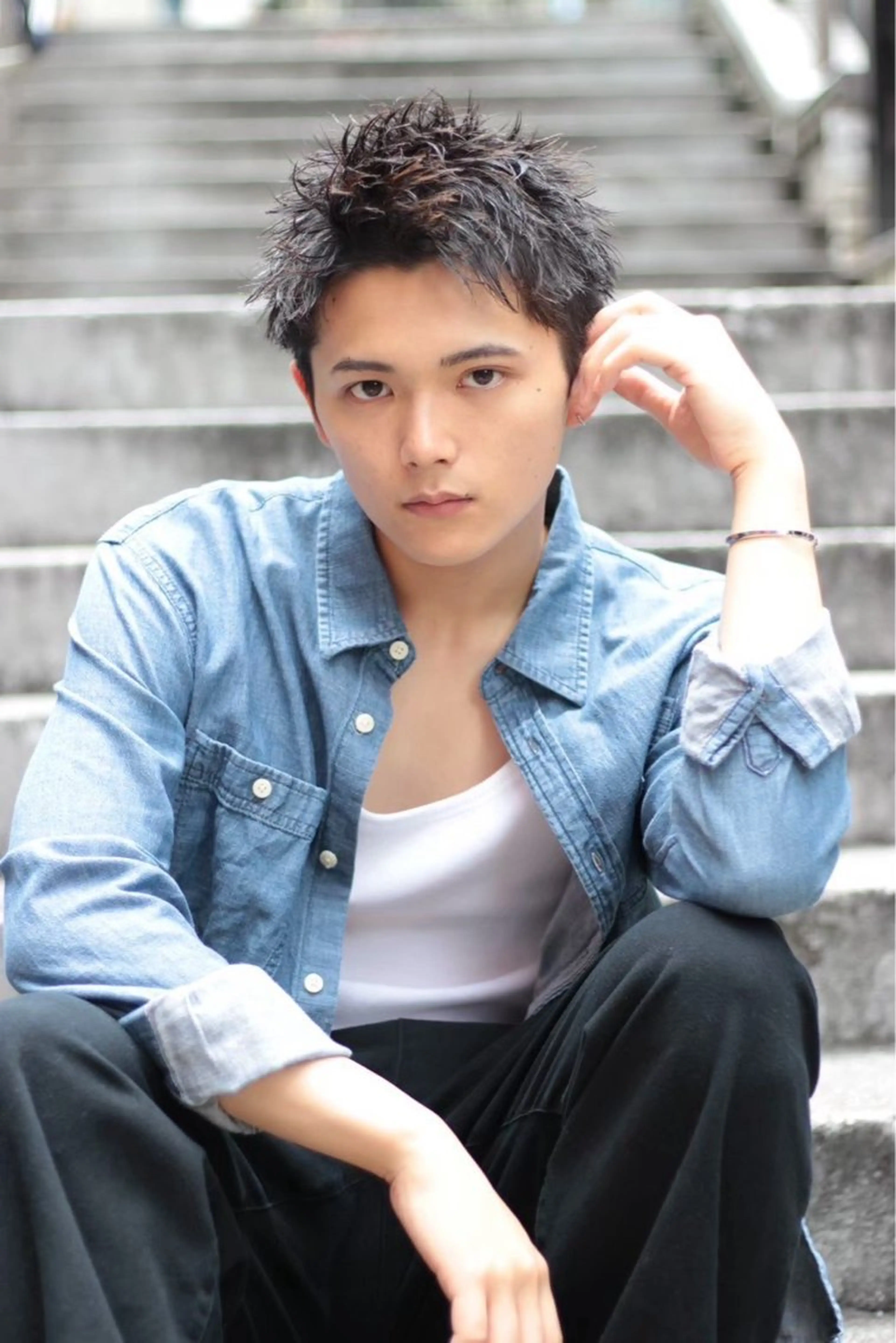 ショート カラー パーマ メンズ 🔥メンズ特化🔥 藍斗のヘアスタイル