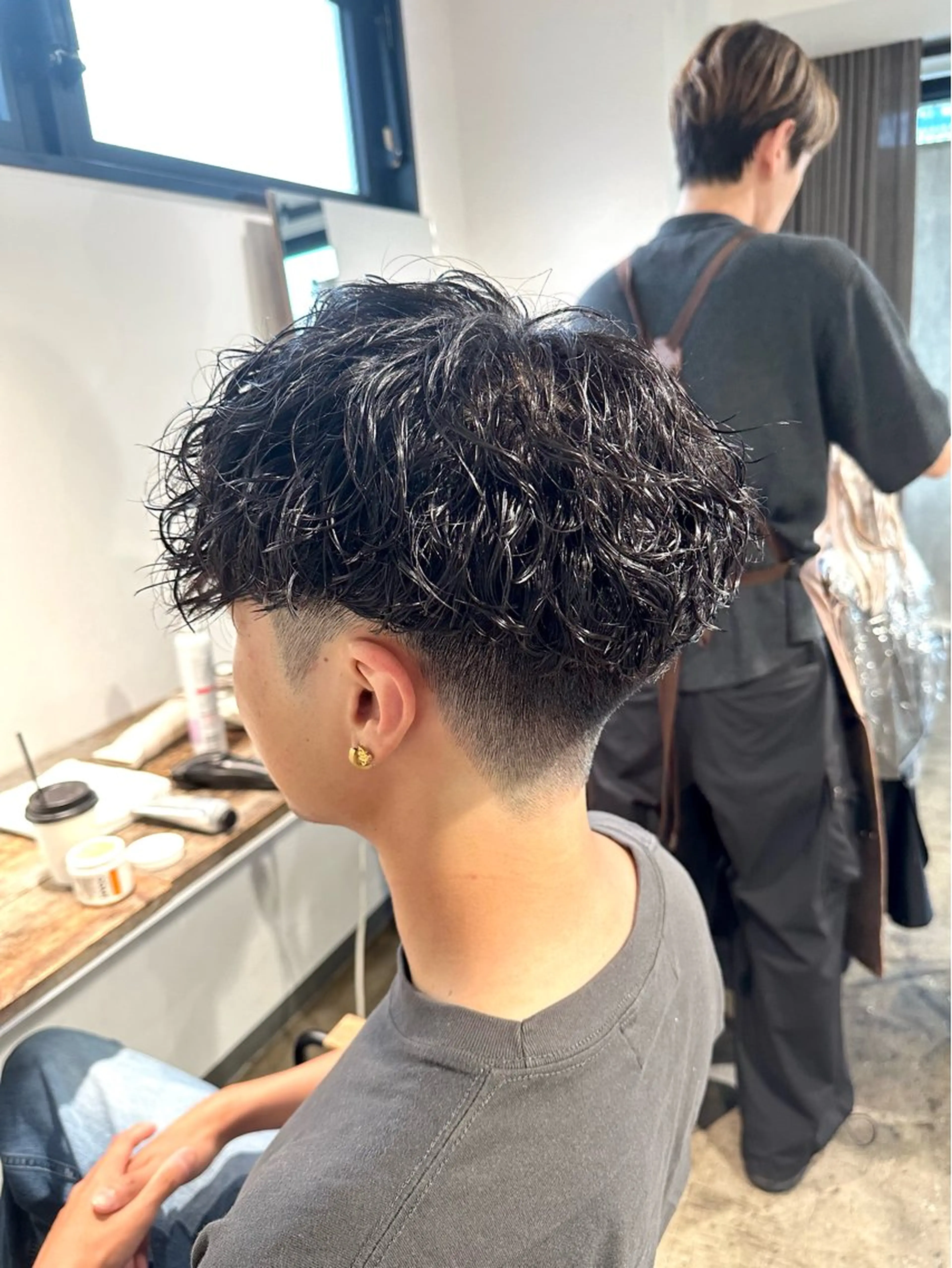 パーマ メンズ メンズパーマ スペインカール カット パーマ トリートメント 骨格補正施術/メンズ 専門美容師/YUYAのヘアスタイル