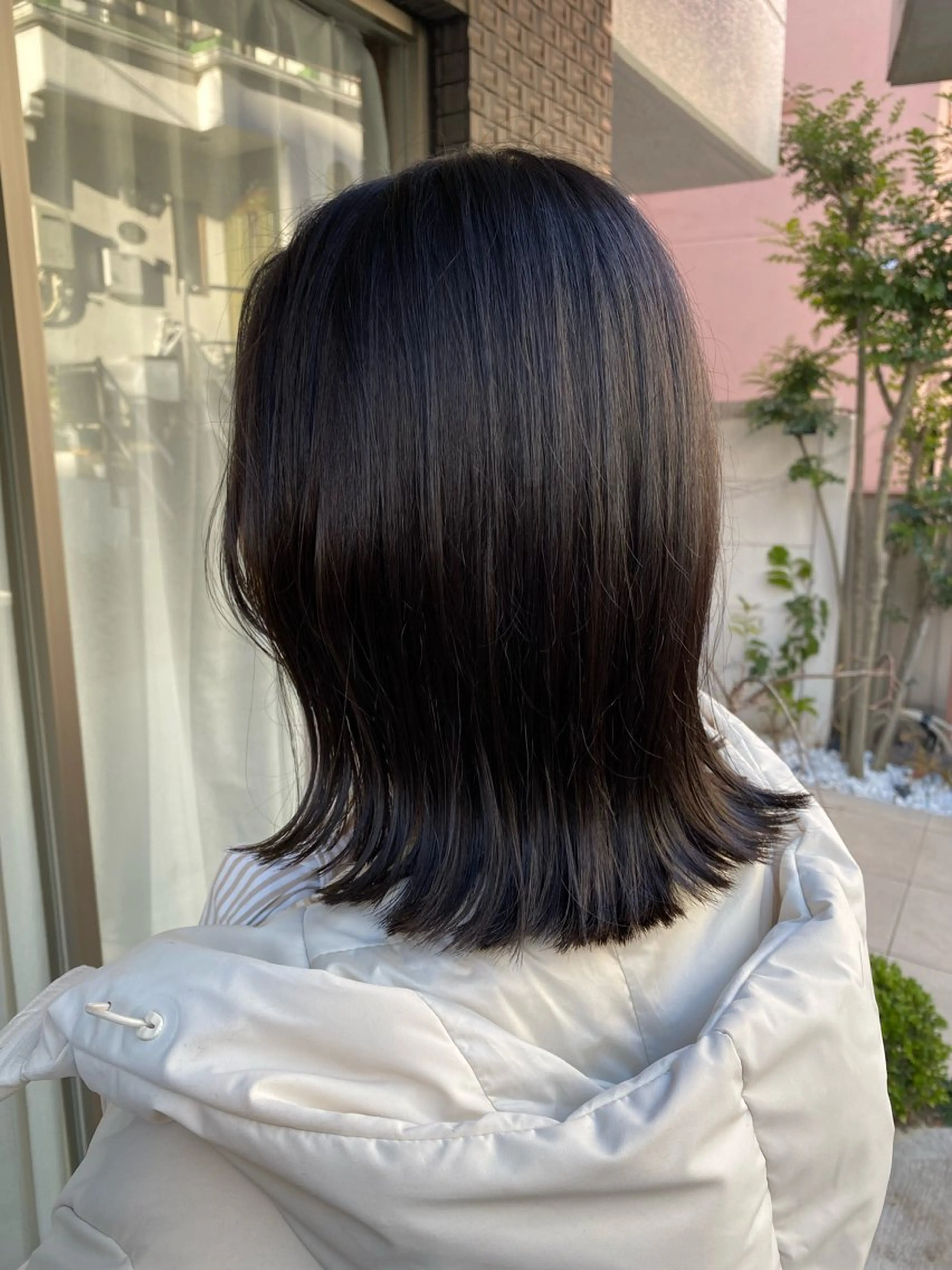 ミディアム カラー グレージュ オリーブグレージュ オリーブグレー カット ヘアカラー ヘッドスパ グレージュ/透明感/ 韓国ヘア/RISAのヘアスタイル