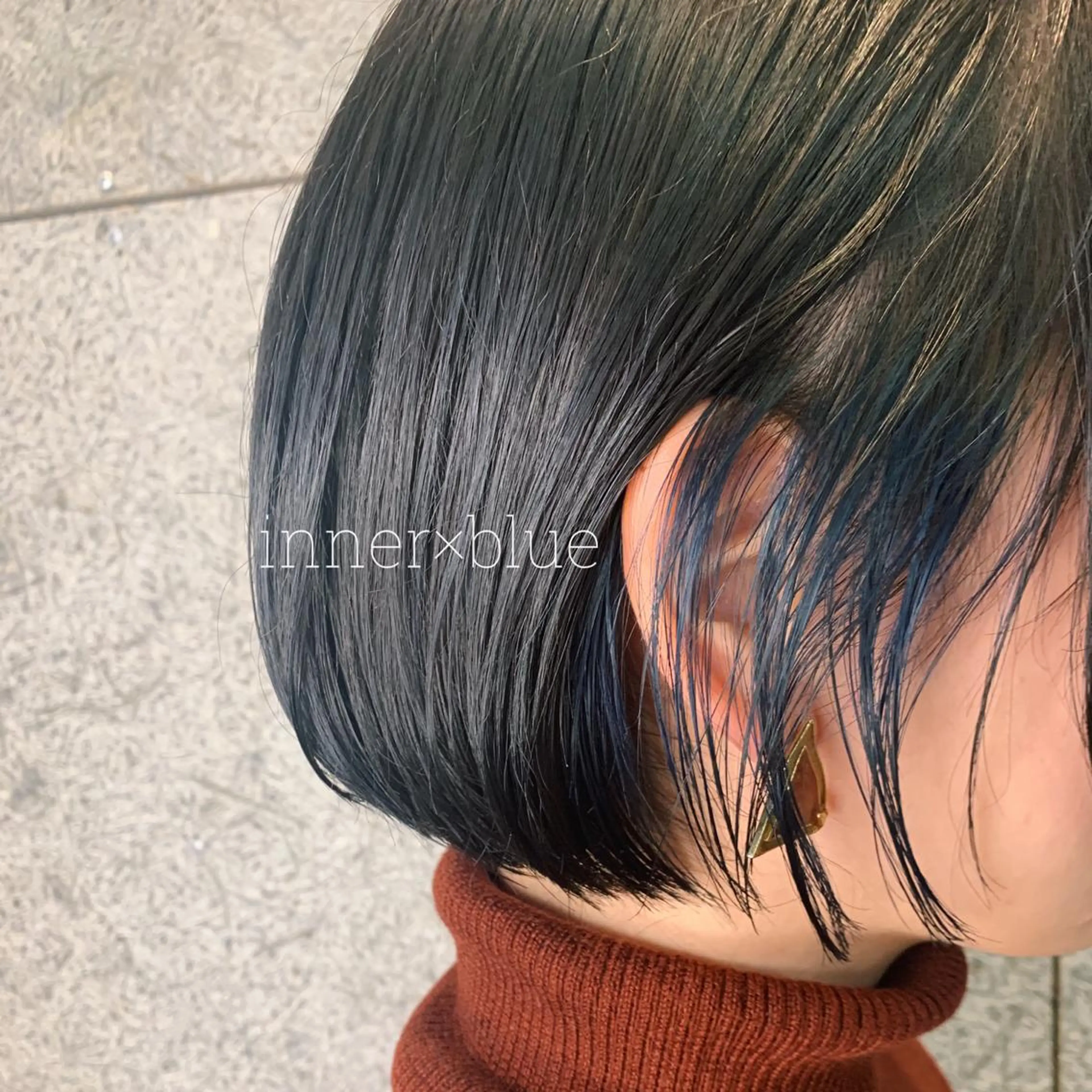 ミディアム カラー RINA🧤 デザインとボブのヘアスタイル