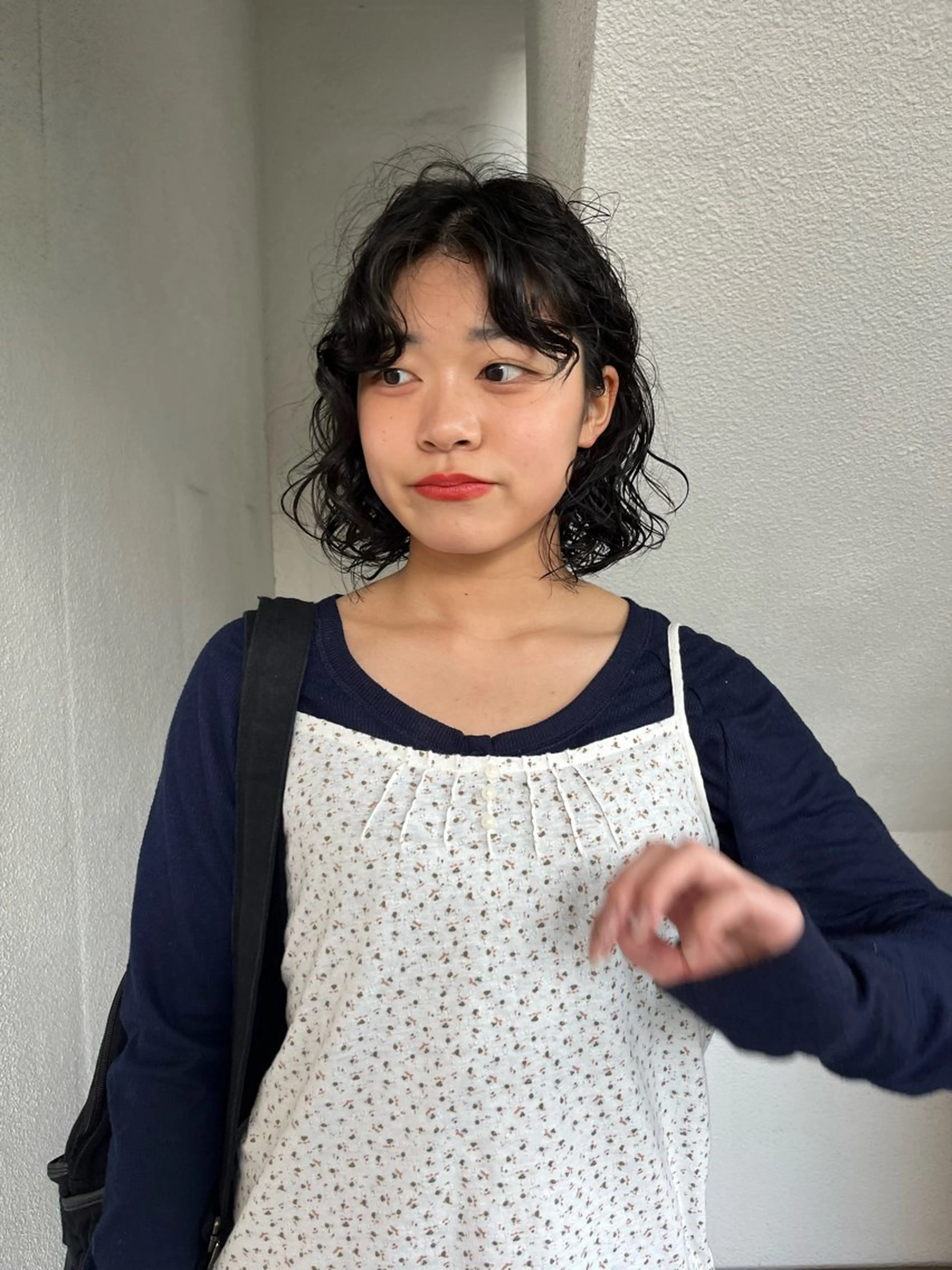 ショート パーマ カット パーマ ボブパーマ/パーマ ウルフパーマのヘアスタイル