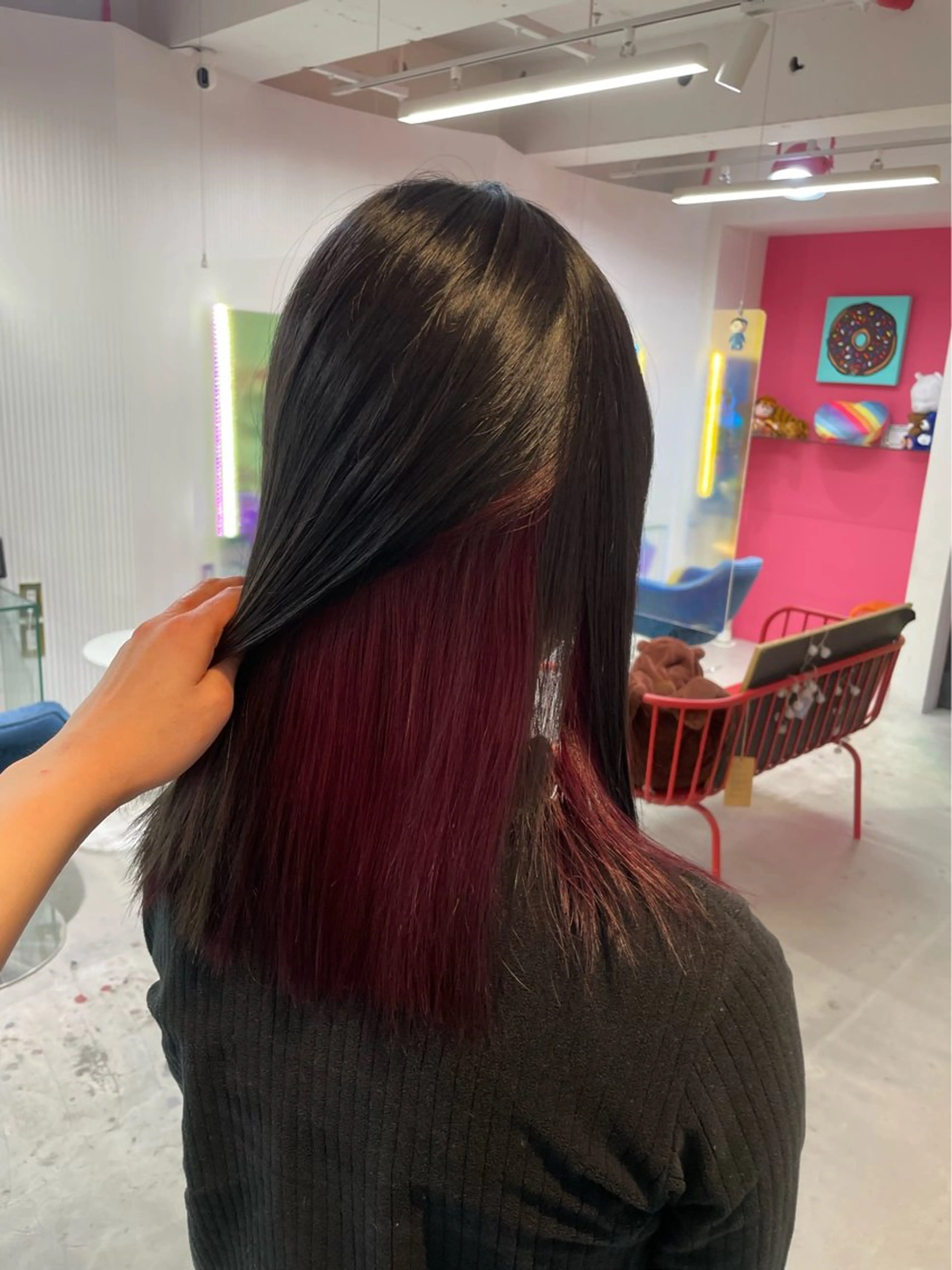 ミディアム 安井まゆ _Box mico.のヘアスタイル