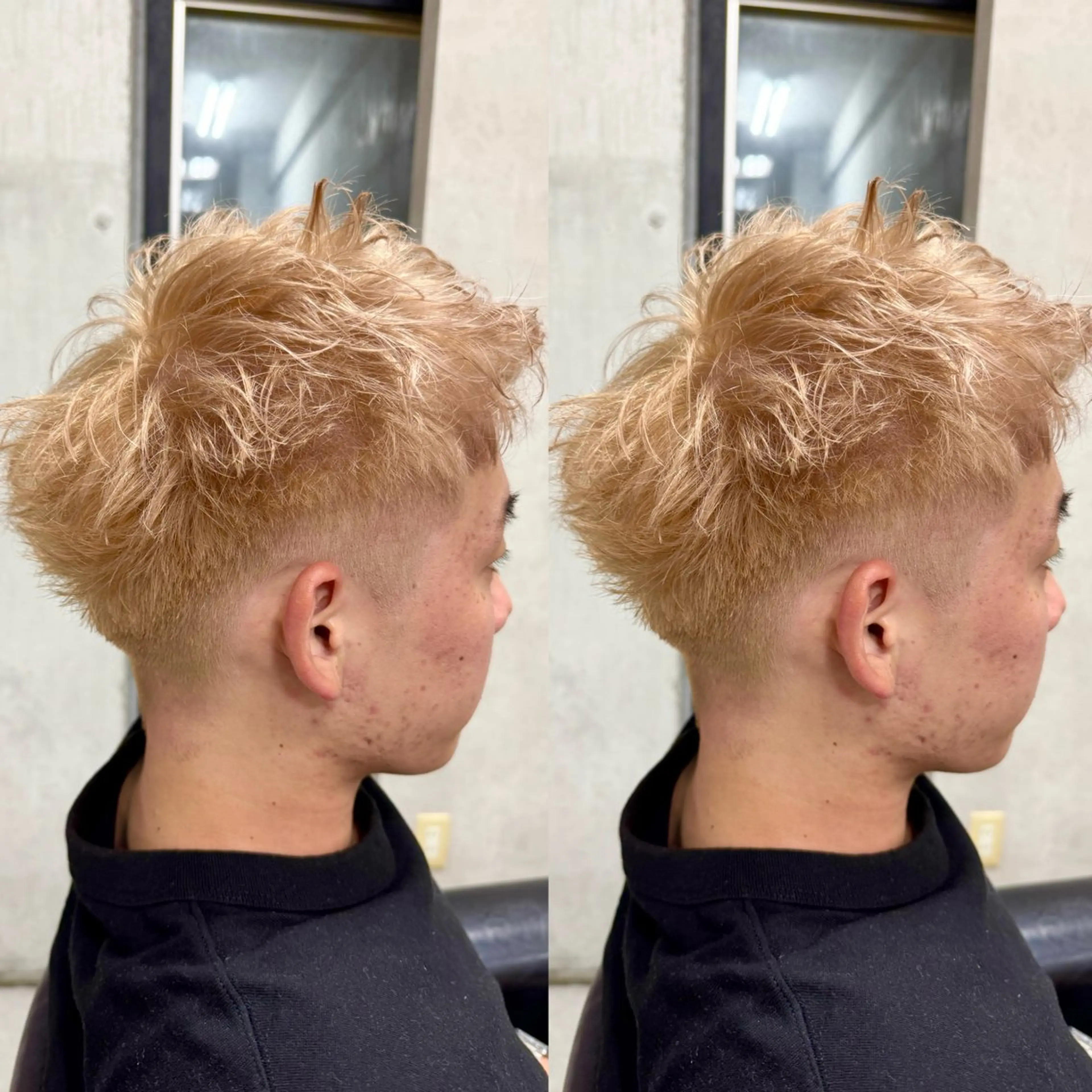 【💛メンズ必見！ハイトーンカラーでイカしたSTYLE💛】ダブルカラー+メンズカット+集中補修トリートメントの写真