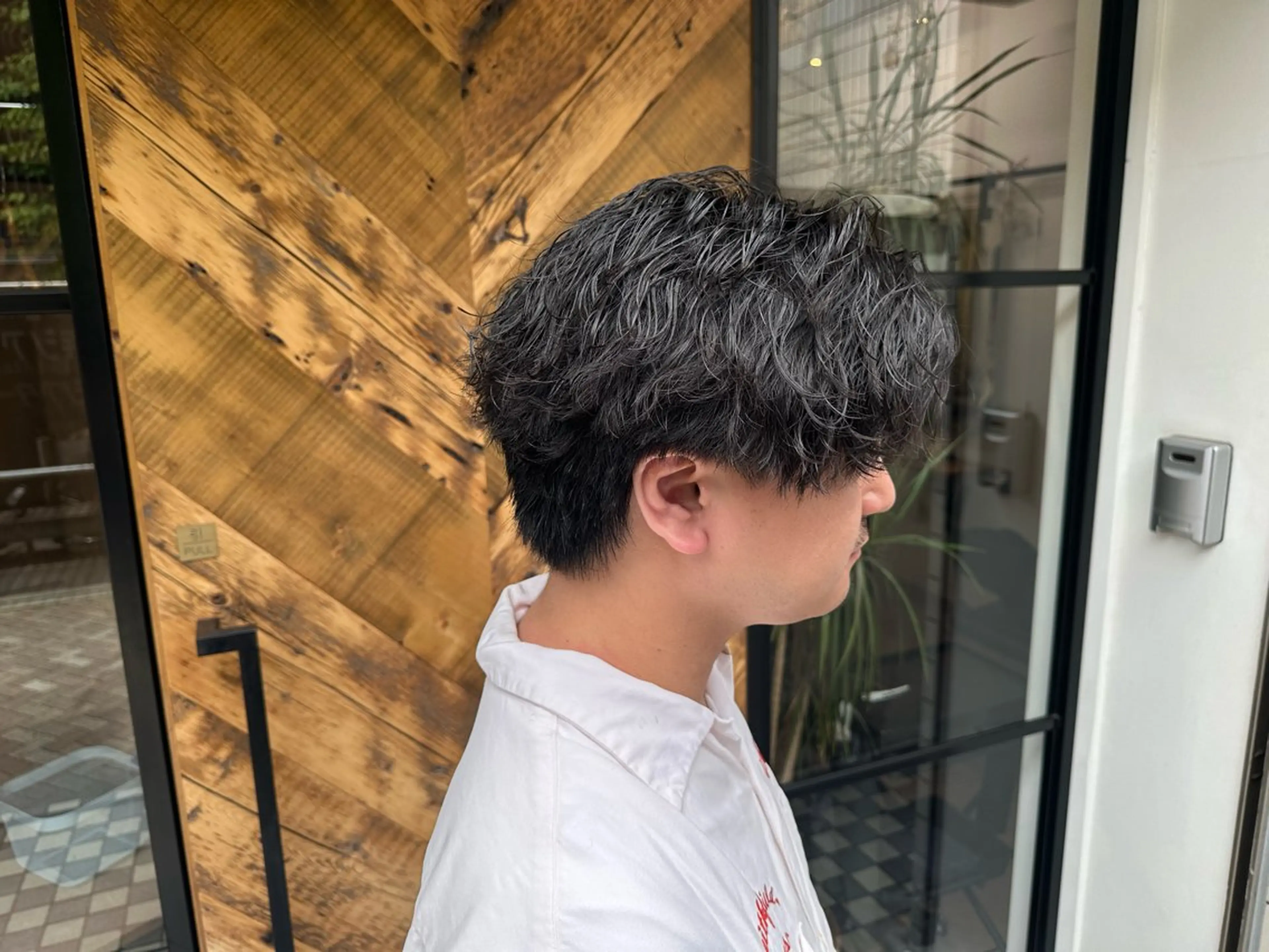 パーマ メンズ フェードカット メンズパーマ ニュアンスパーマ カット パーマ 【gemini店長】 メンズ特化中野稜平のヘアスタイル