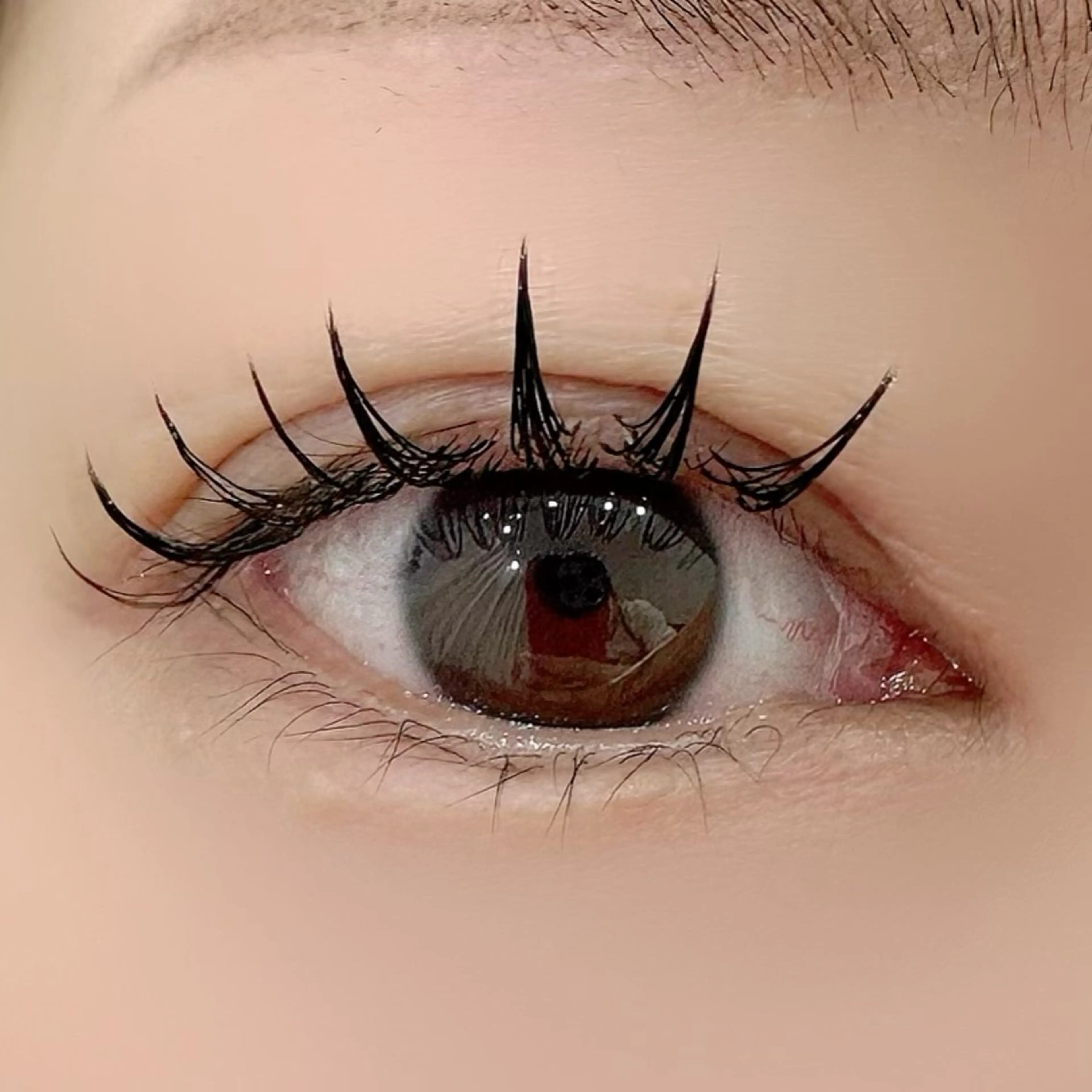 🍑 シングルエクステ100本(片目50本)🍑⚠️注意事項を必ずお読みください⚠️の写真