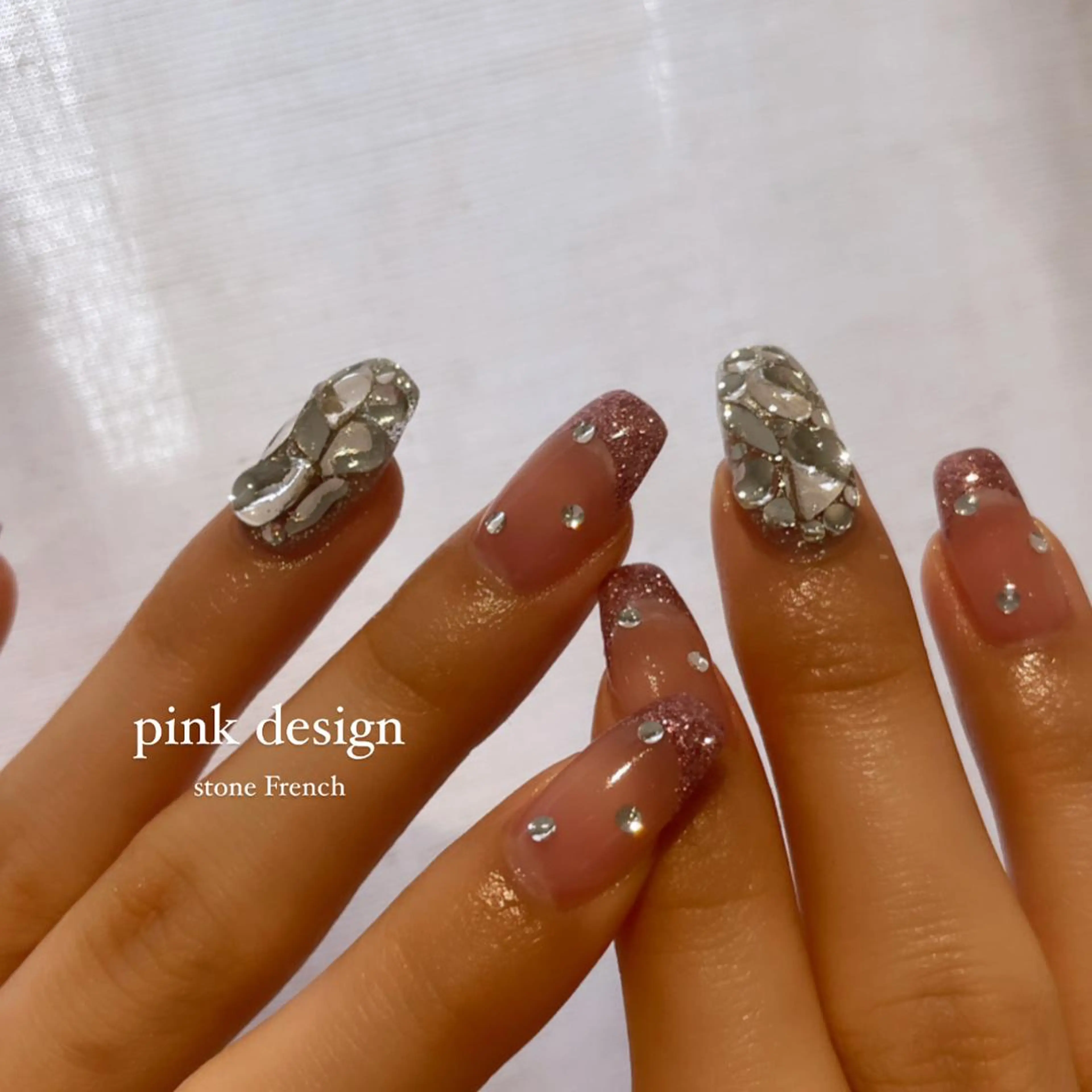 ロング ネイル nail salon neigeのネイルデザイン