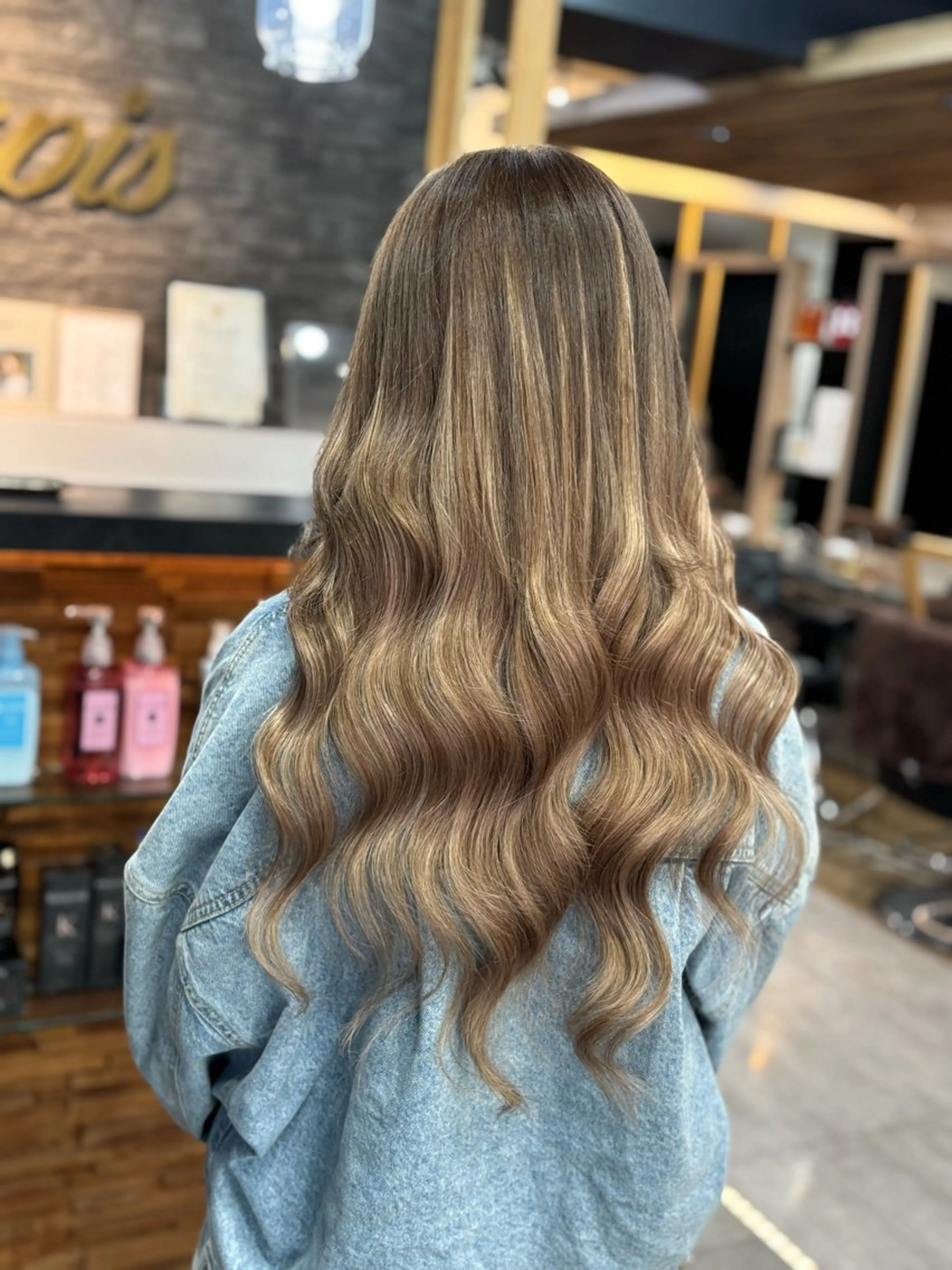 ロング カラー ベージュカラー ブラウンカラー ブラウンベージュ グラデーションカラー ボブ ヘアカラー エクステ 横浜/エクステ特化× 艶カラー/あいかのヘアスタイル