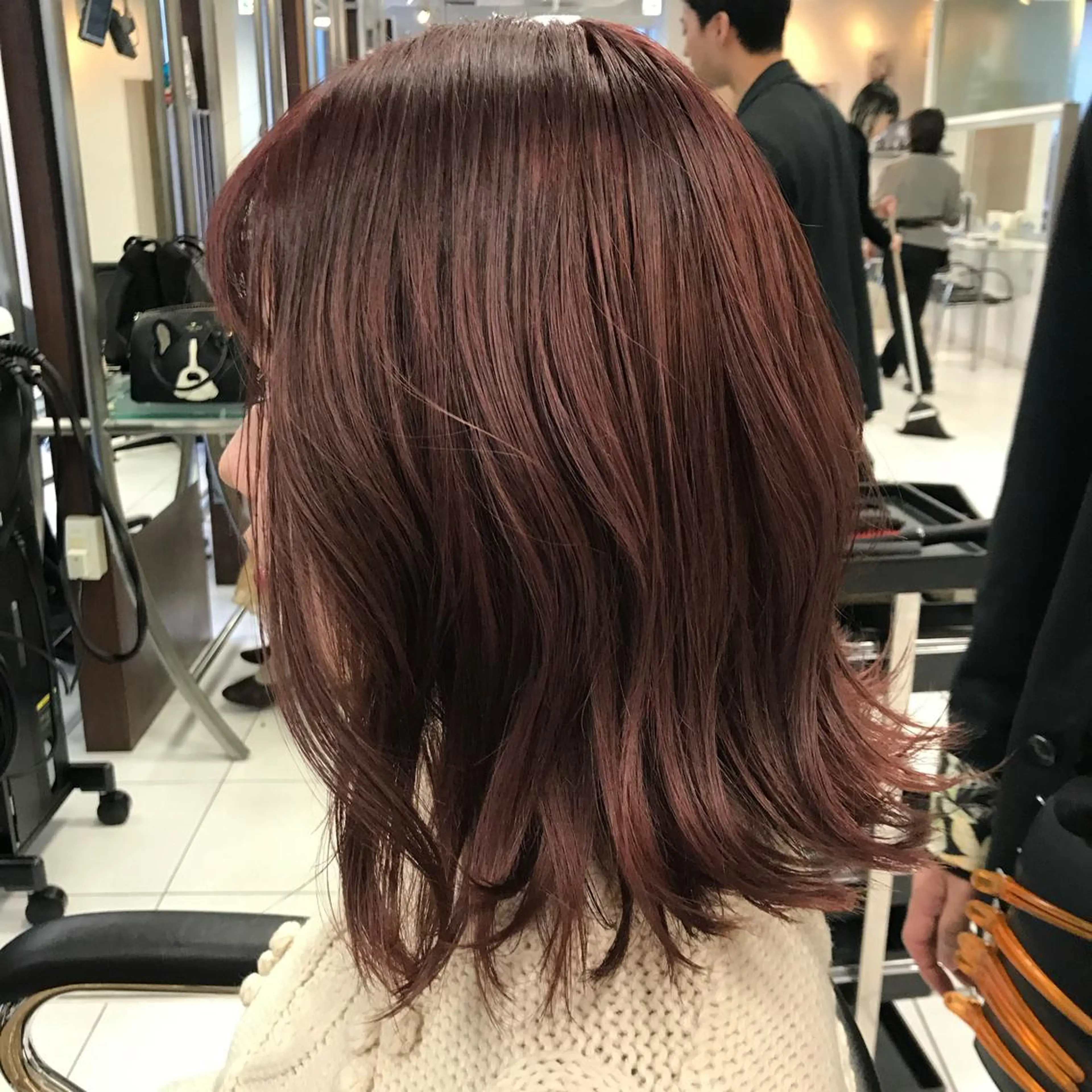 ミディアム デザインヘア 小林裕史のヘアスタイル