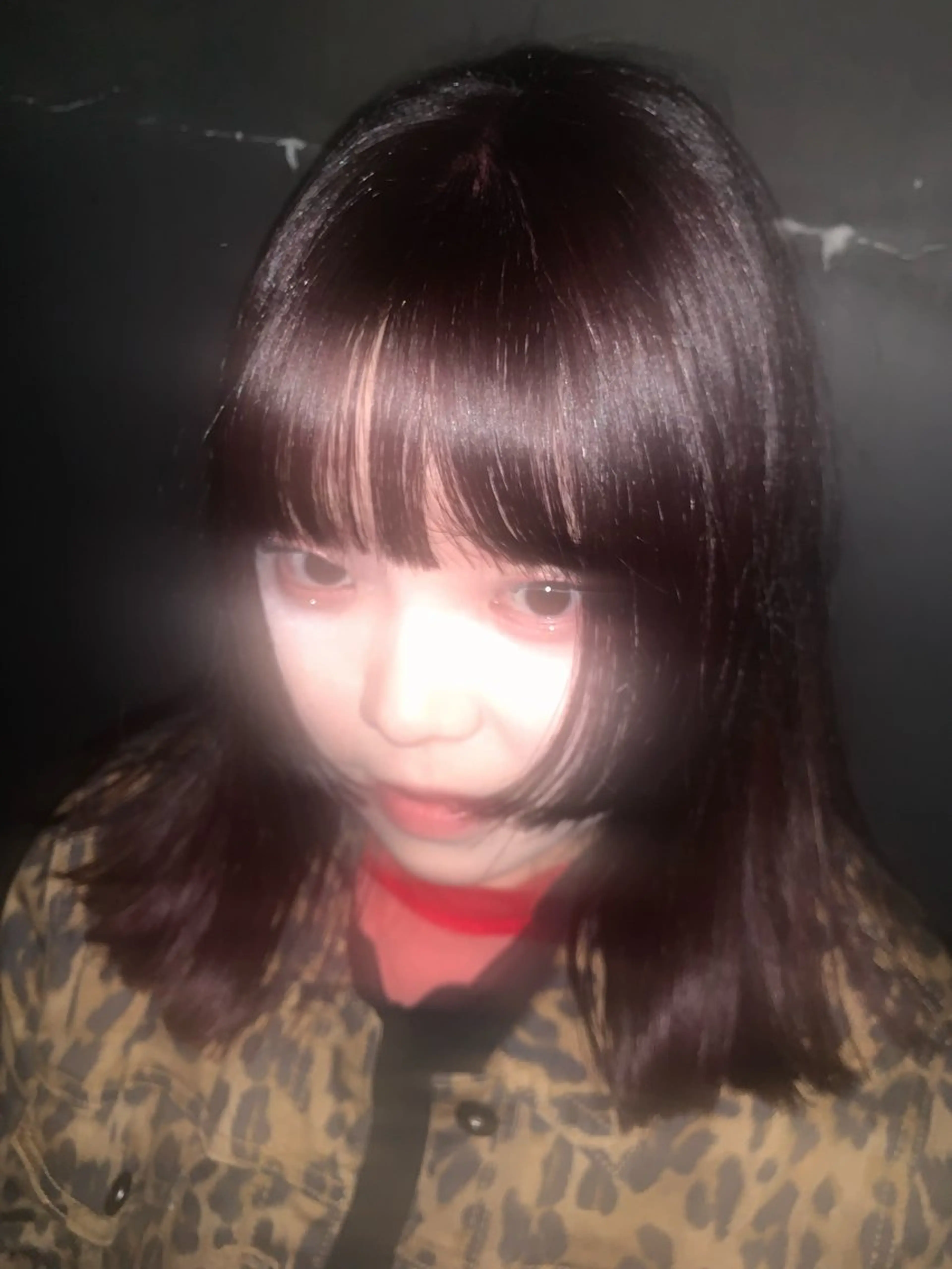 ロング カラー レッドカラー 姫カット ヘアカラー トリートメント THE./ブリーチ 透感カラー/髪質改善のヘアスタイル