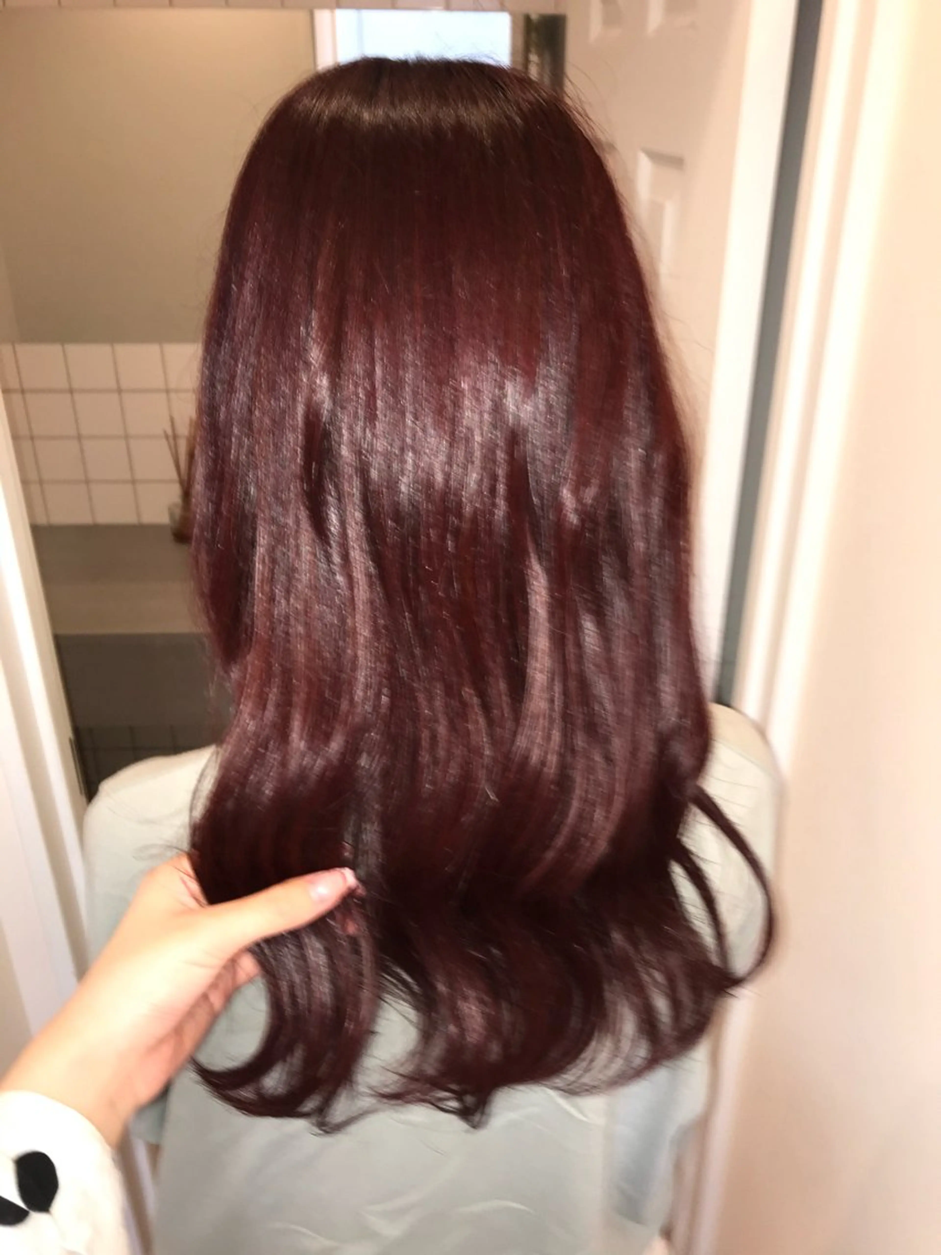 ロング runa/パーマ /ブリーチモデルのヘアスタイル