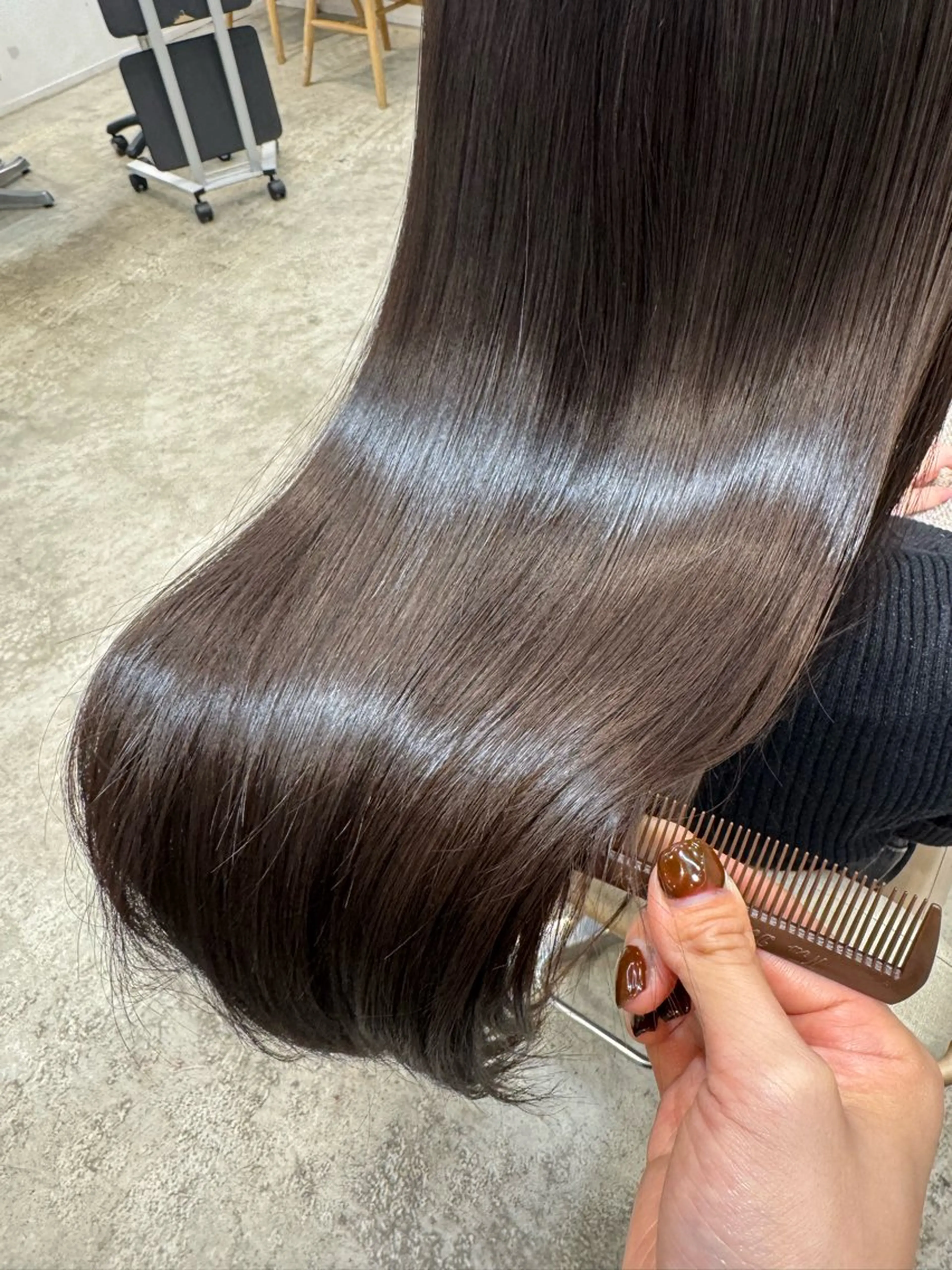 ロング Ence 銀座所属・植木 まりなのヘアスタイル