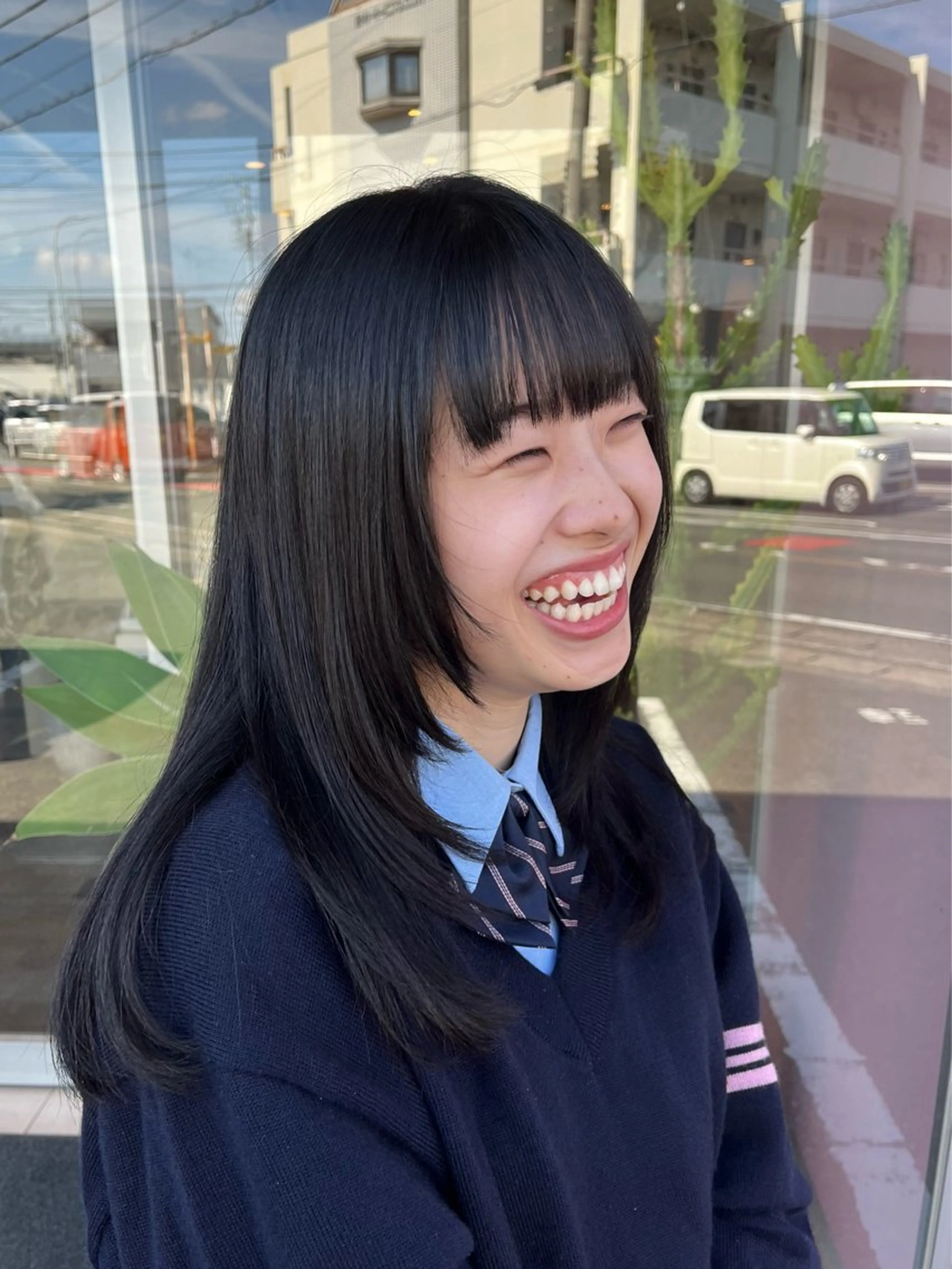 ロング フルールドソレイユ所属・♡ナナコ♡ レイヤー/艶髪のヘアスタイル