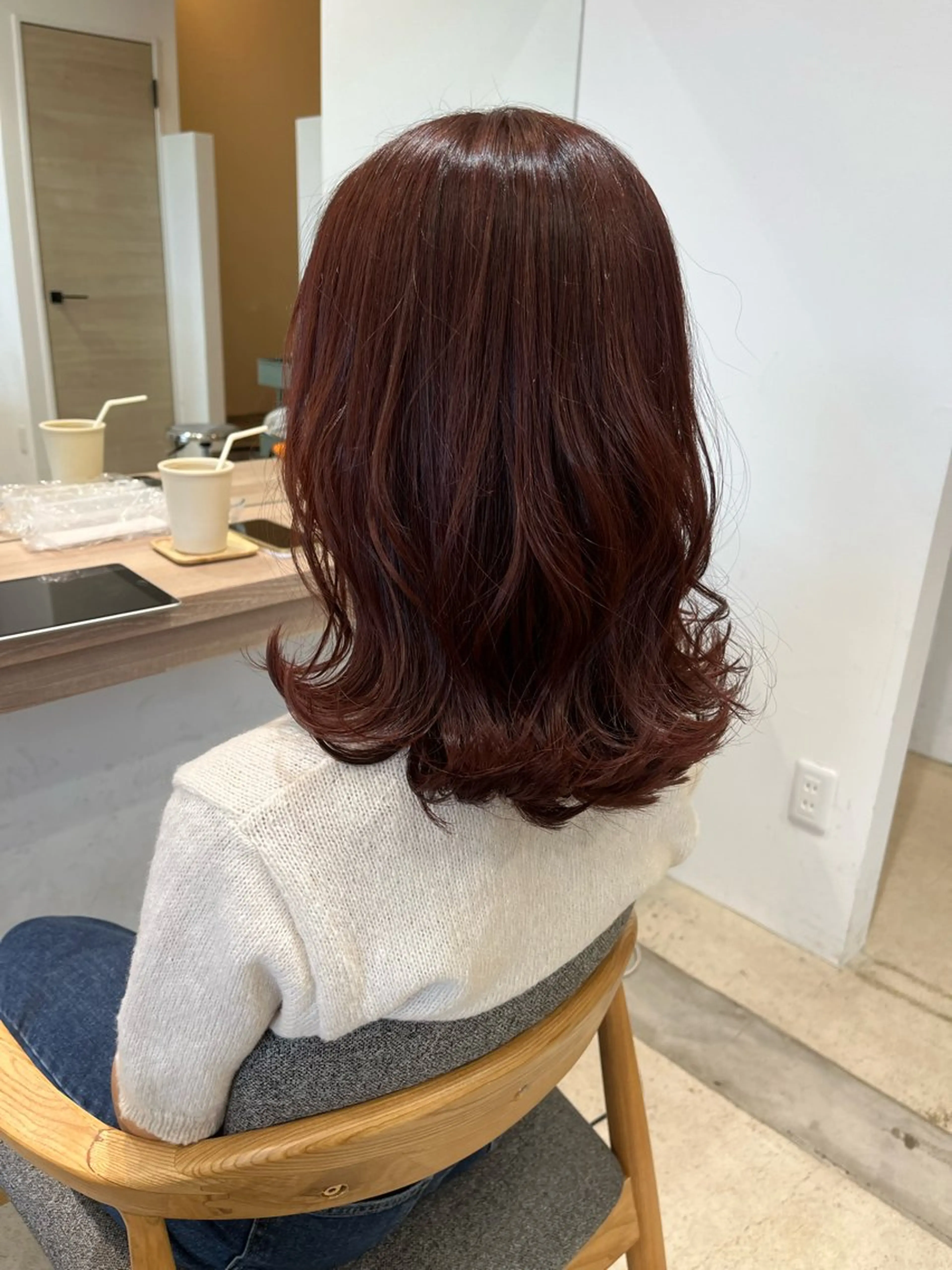 セミロング yunica所属・yunica manaeのヘアスタイル