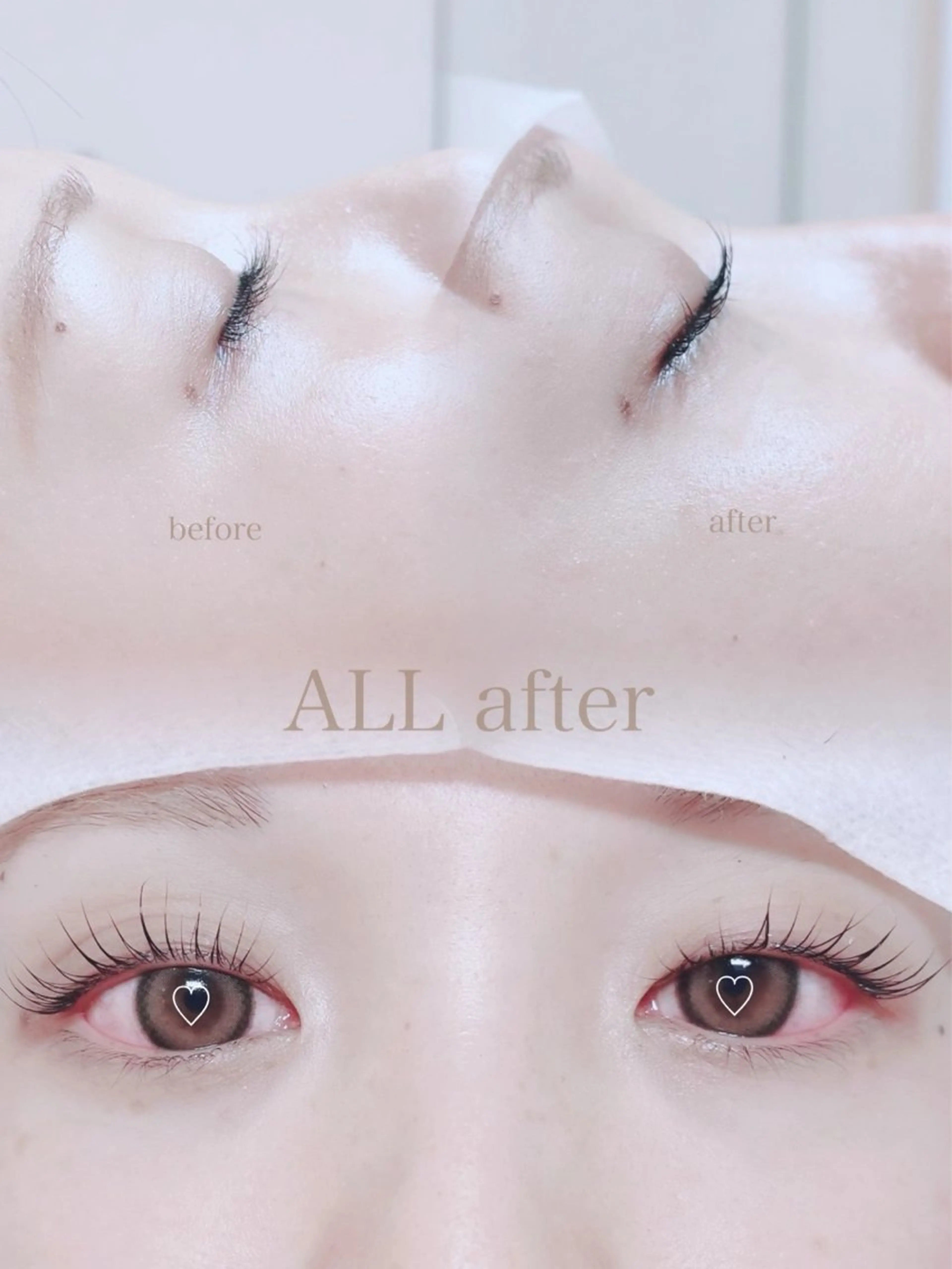 🌼パリジェンヌor似合わせまつ毛パーマ 韓国束感 アイシャンプー➕トリートメント付き🌼の写真