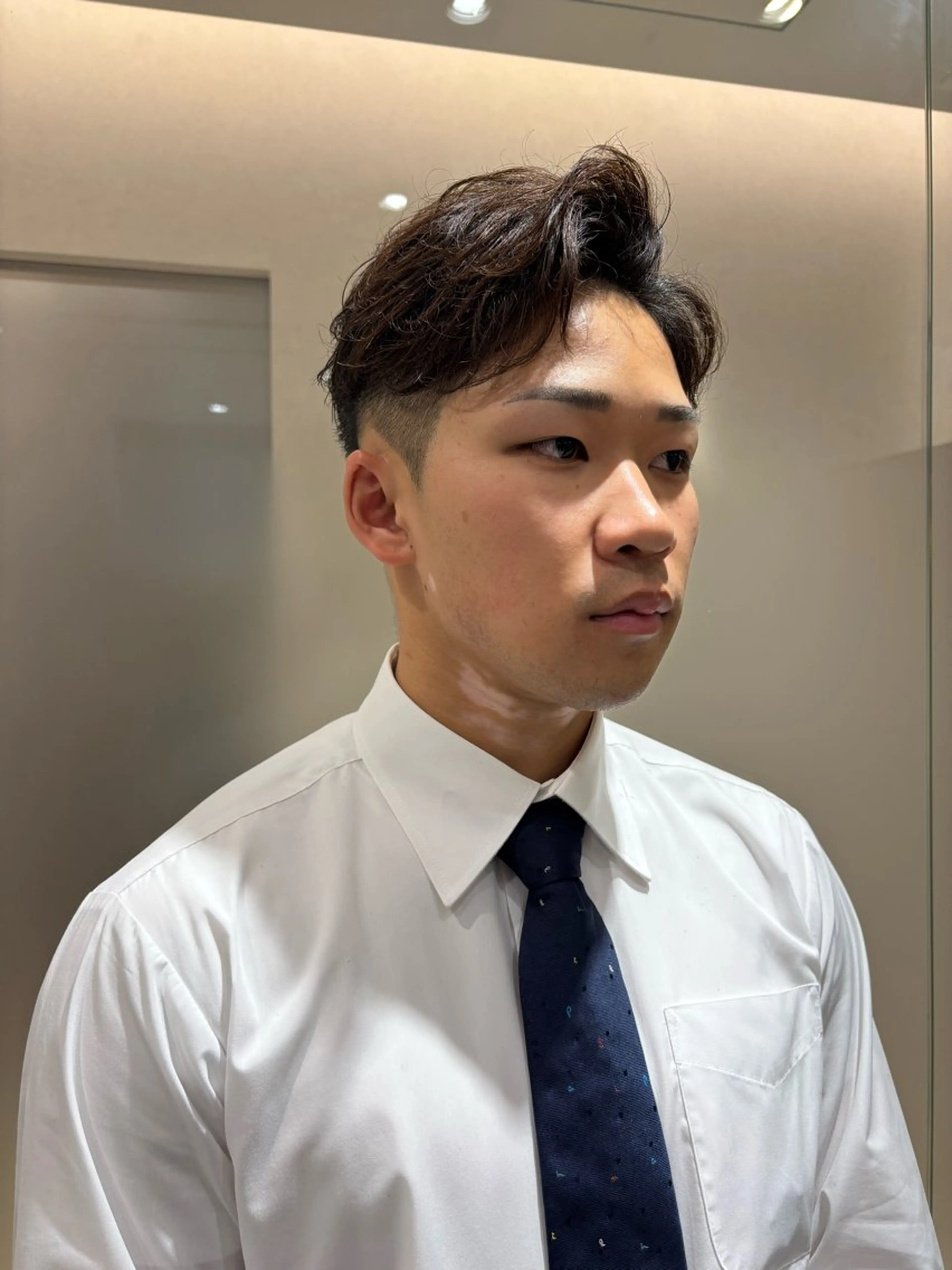 ショート メンズ カット SALOWIN 神宮前５丁目店所属・メンズ/特殊ヘア パーマ🕷️小夏貴也のヘアスタイル