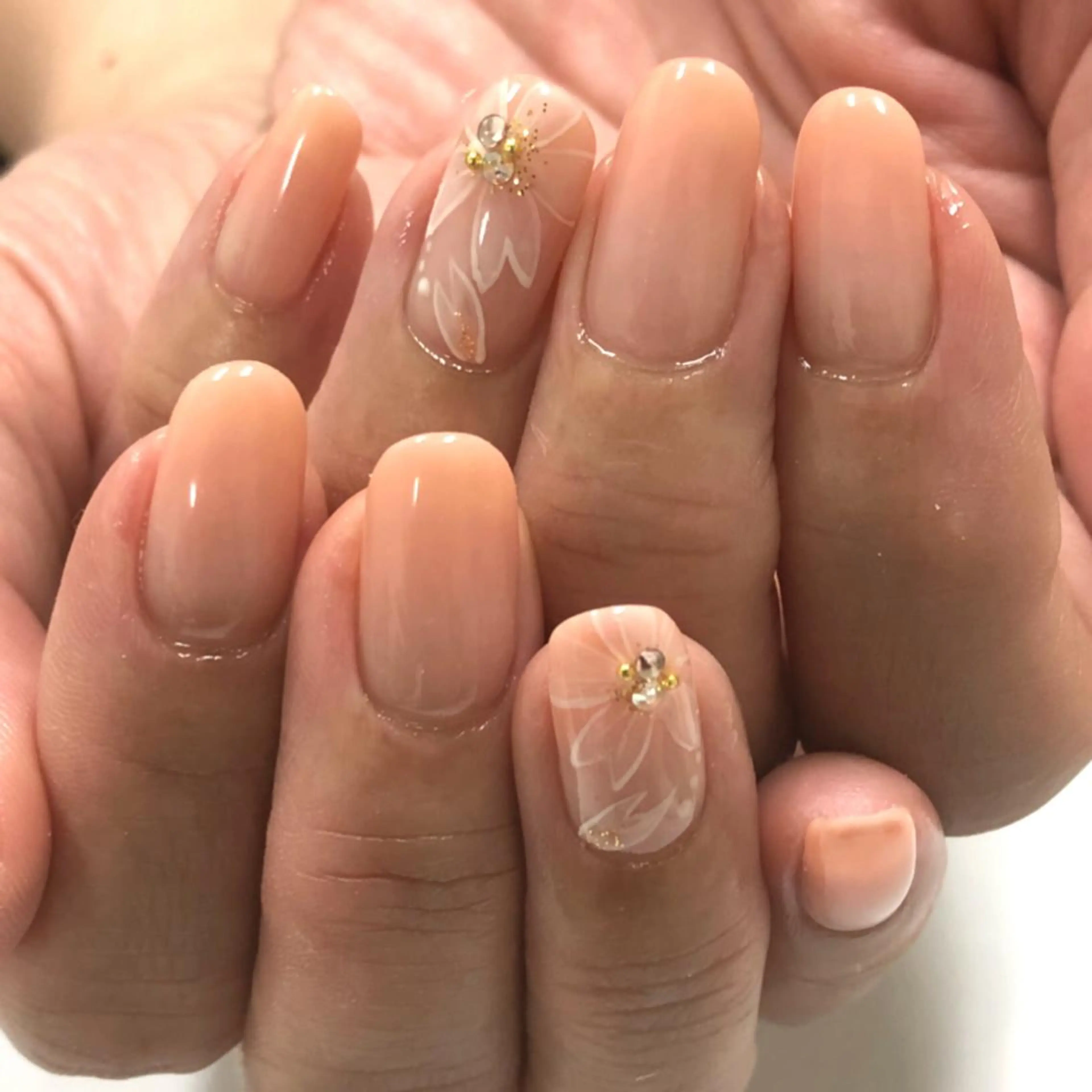 ネイル オフィスネイル シンプルネイル NailBeauty コルンのネイルデザイン