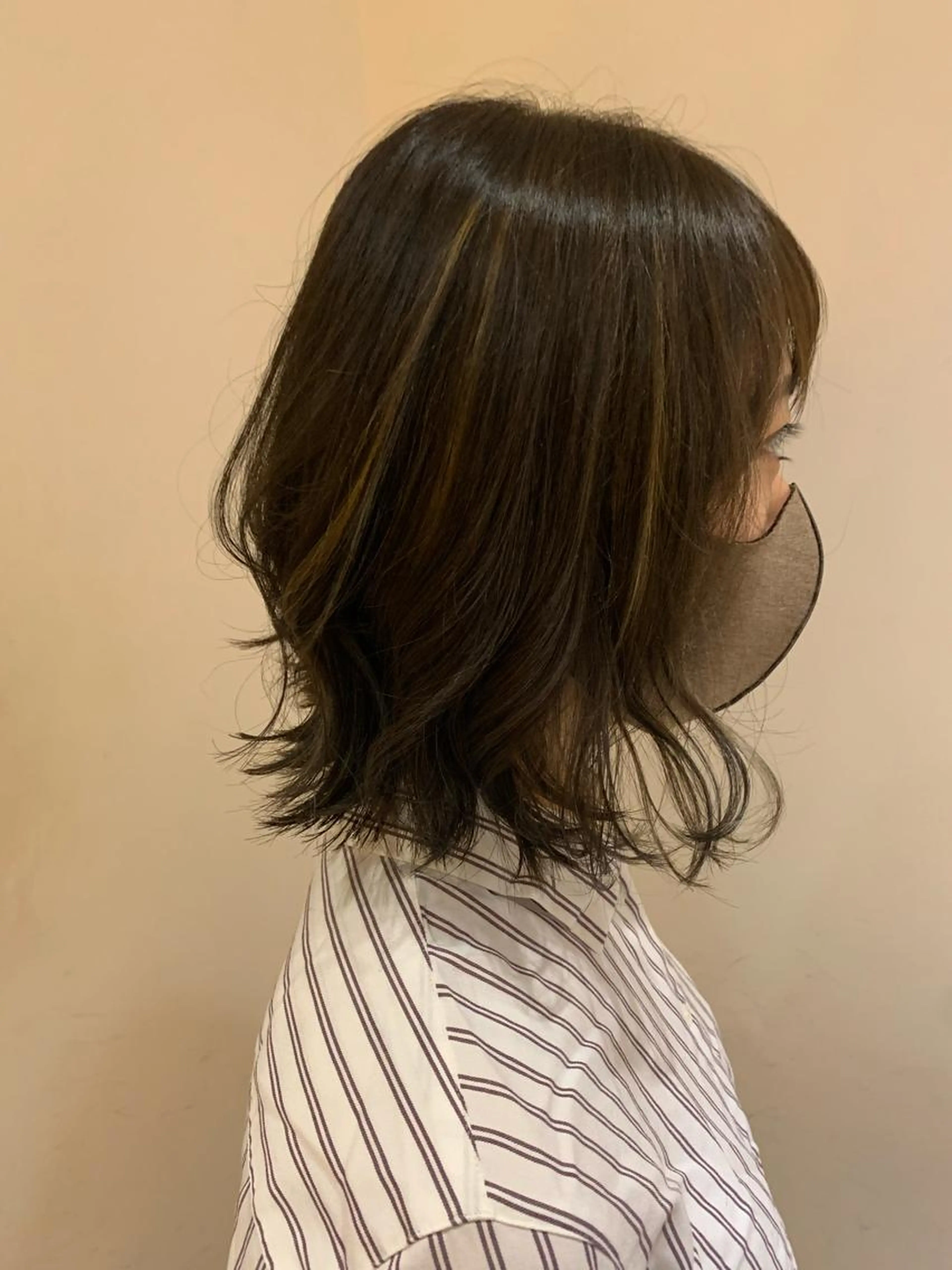 カット＋ブリーチハイライト＋イルミナorアディクシーカラー＋ハホニコ3step Trの写真