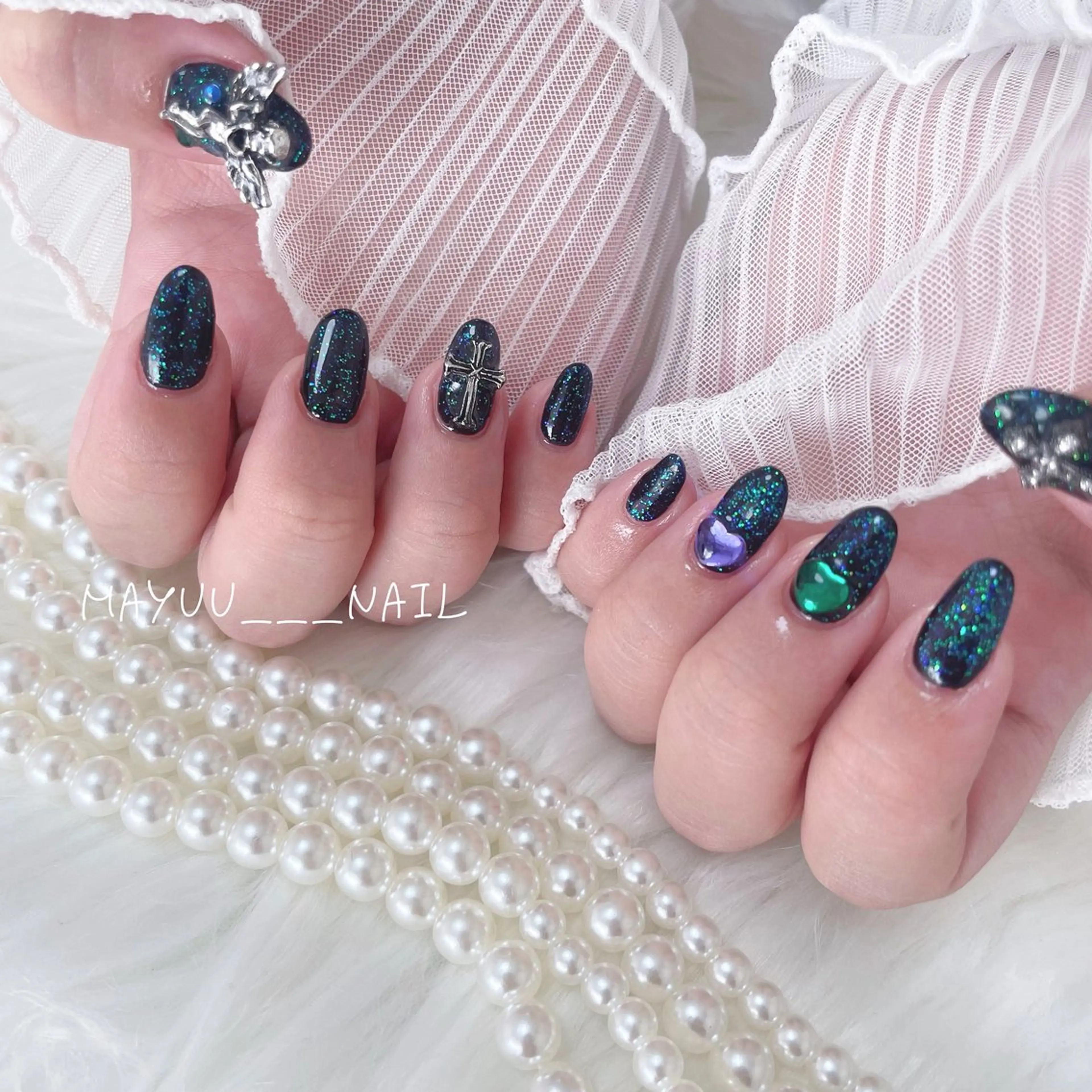 ネイル 🎀 Mayu 🎀痛ネイルのネイルデザイン