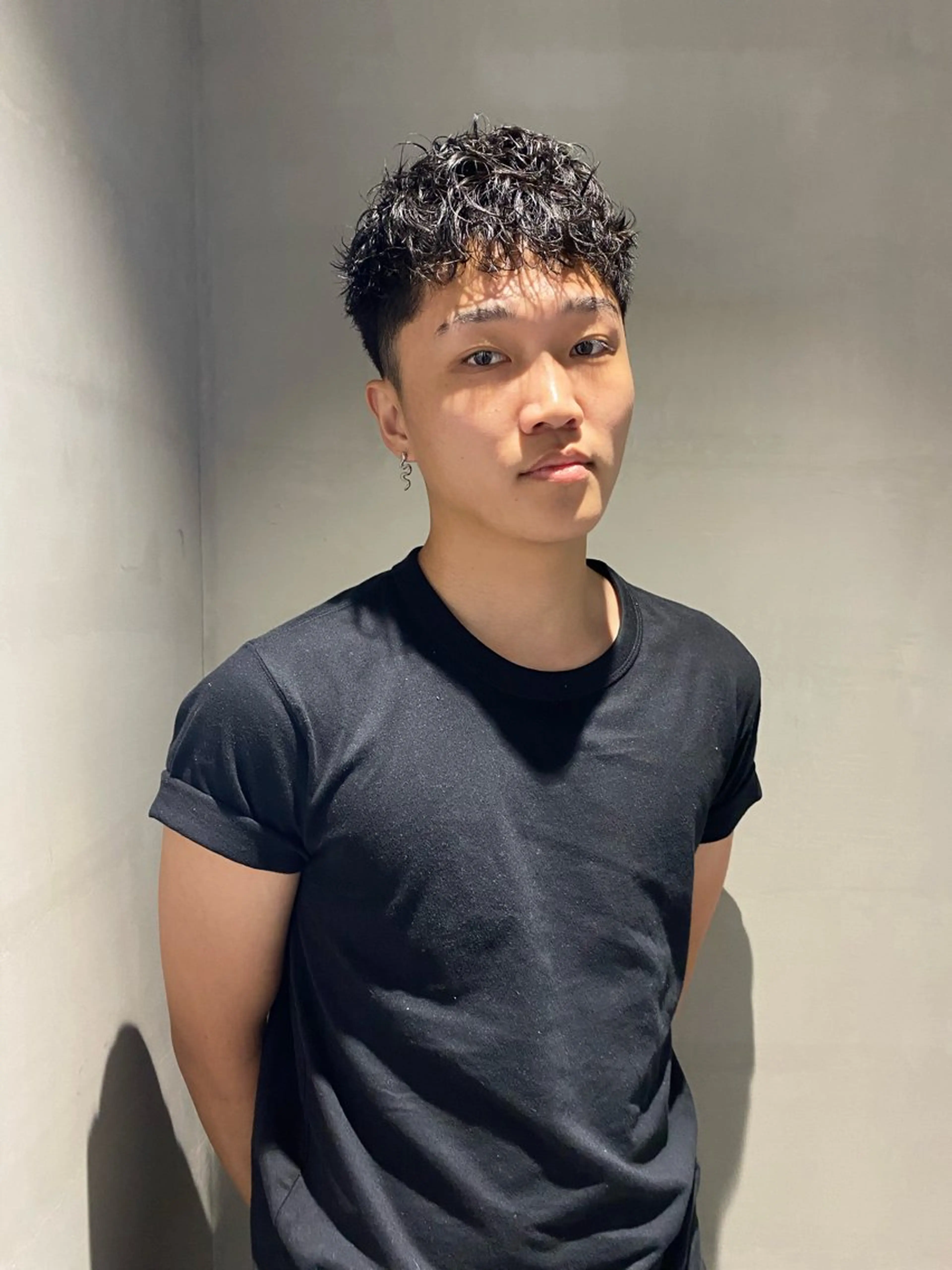 ショート パーマ メンズ fifth天神大名メンズサロン(フィフス)所属・fifth天神パーマ 特化/大田宗一朗のヘアスタイル