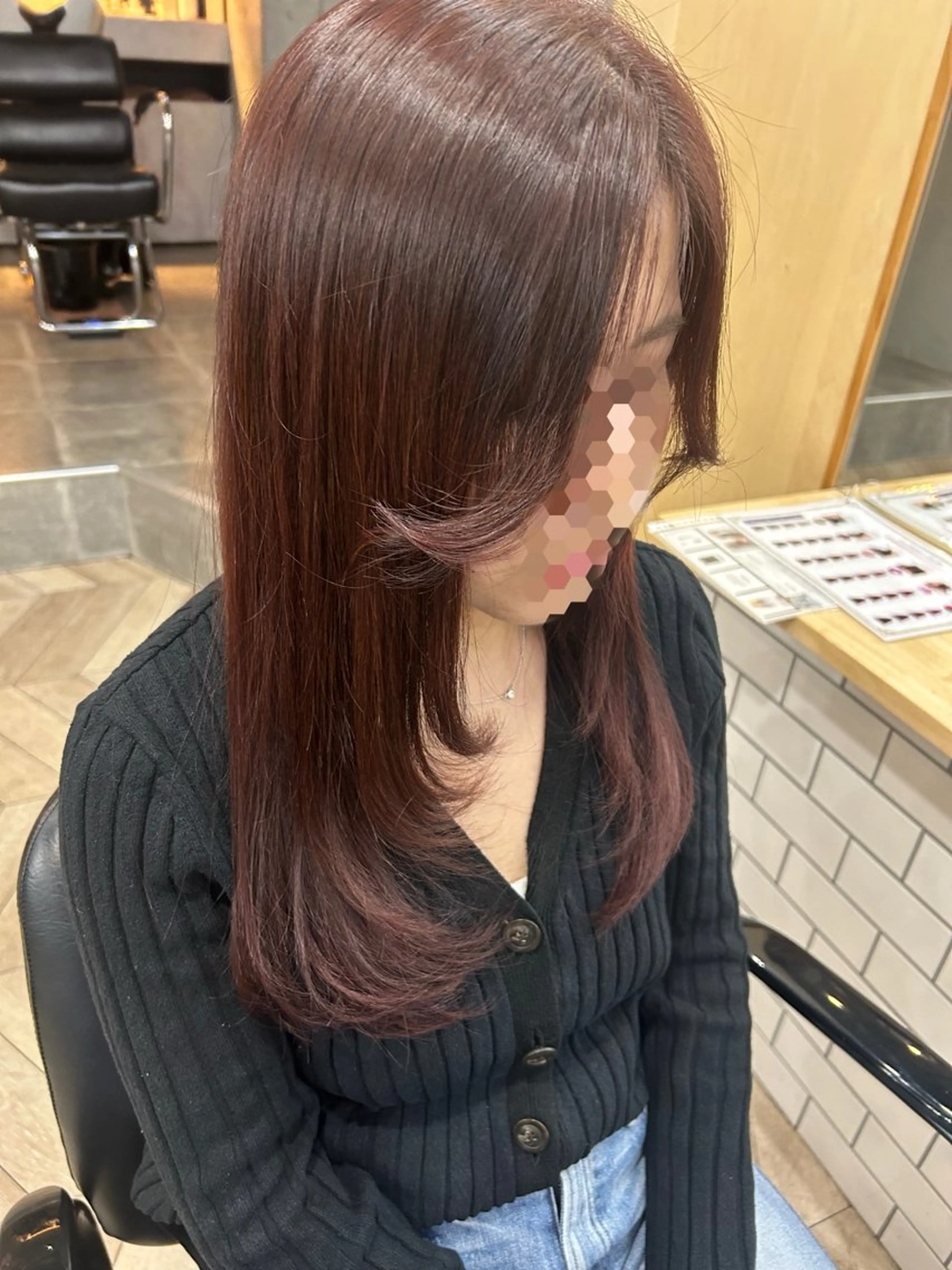 ロング レイヤーカット ANGELICA難波 yu-naのヘアスタイル