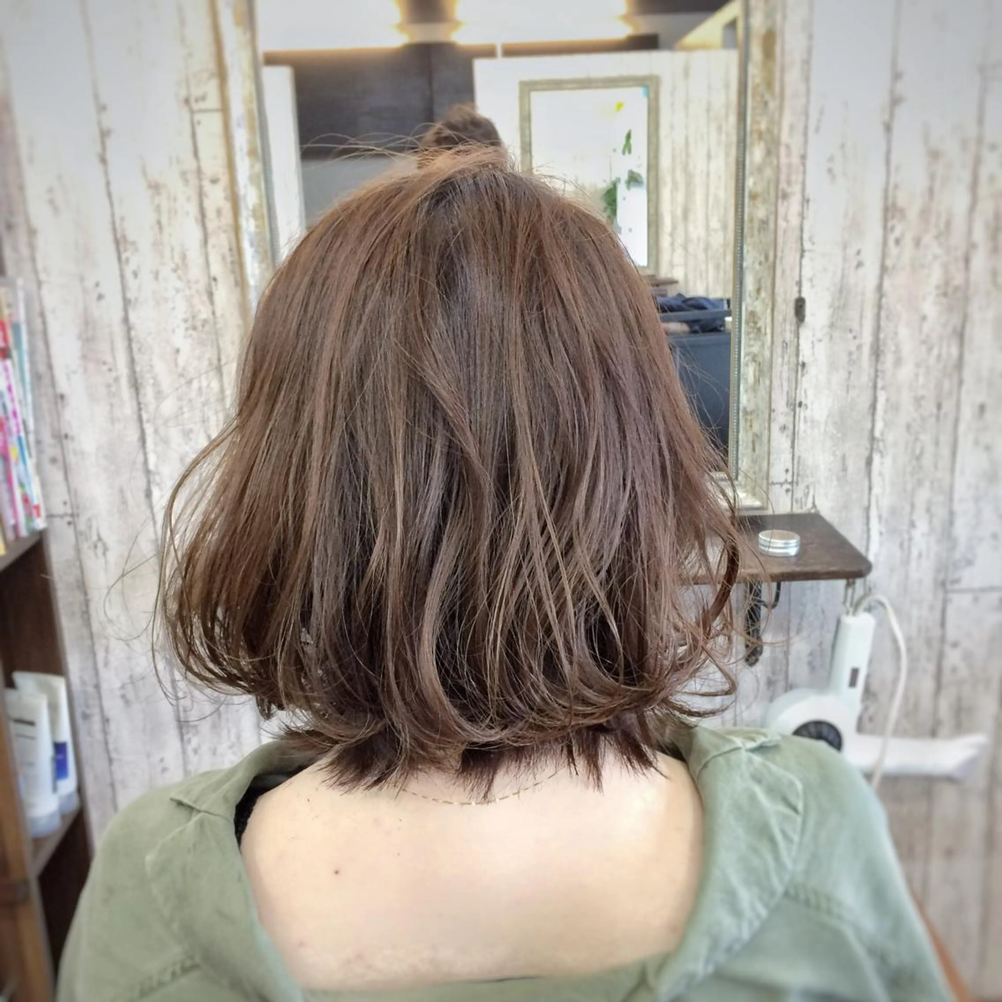 ミディアム 北本/髪質改善/店長 岩渕 元気のヘアスタイル