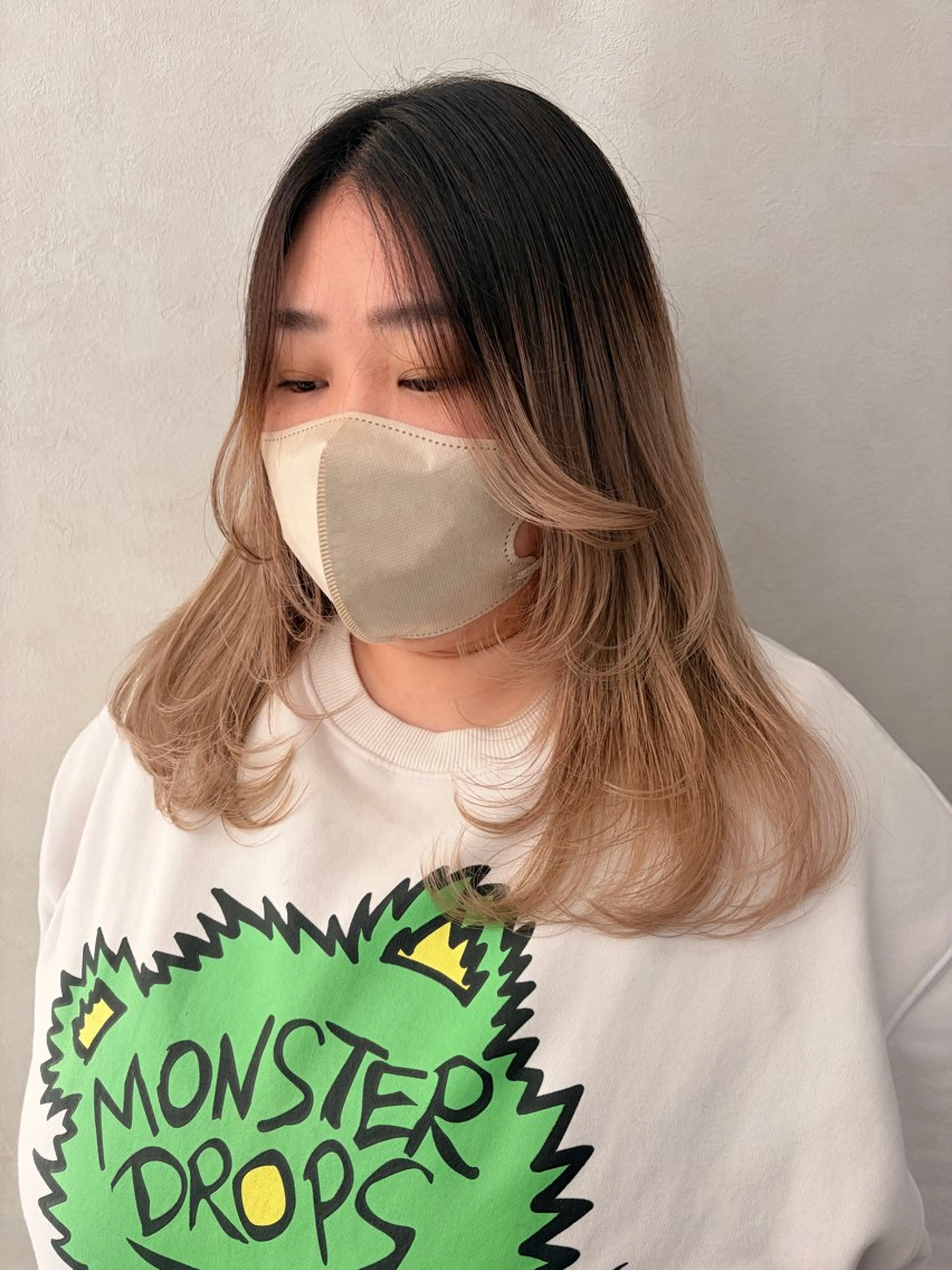 セミロング カット 🌼似合わせカラー / Misaki🌼のヘアスタイル