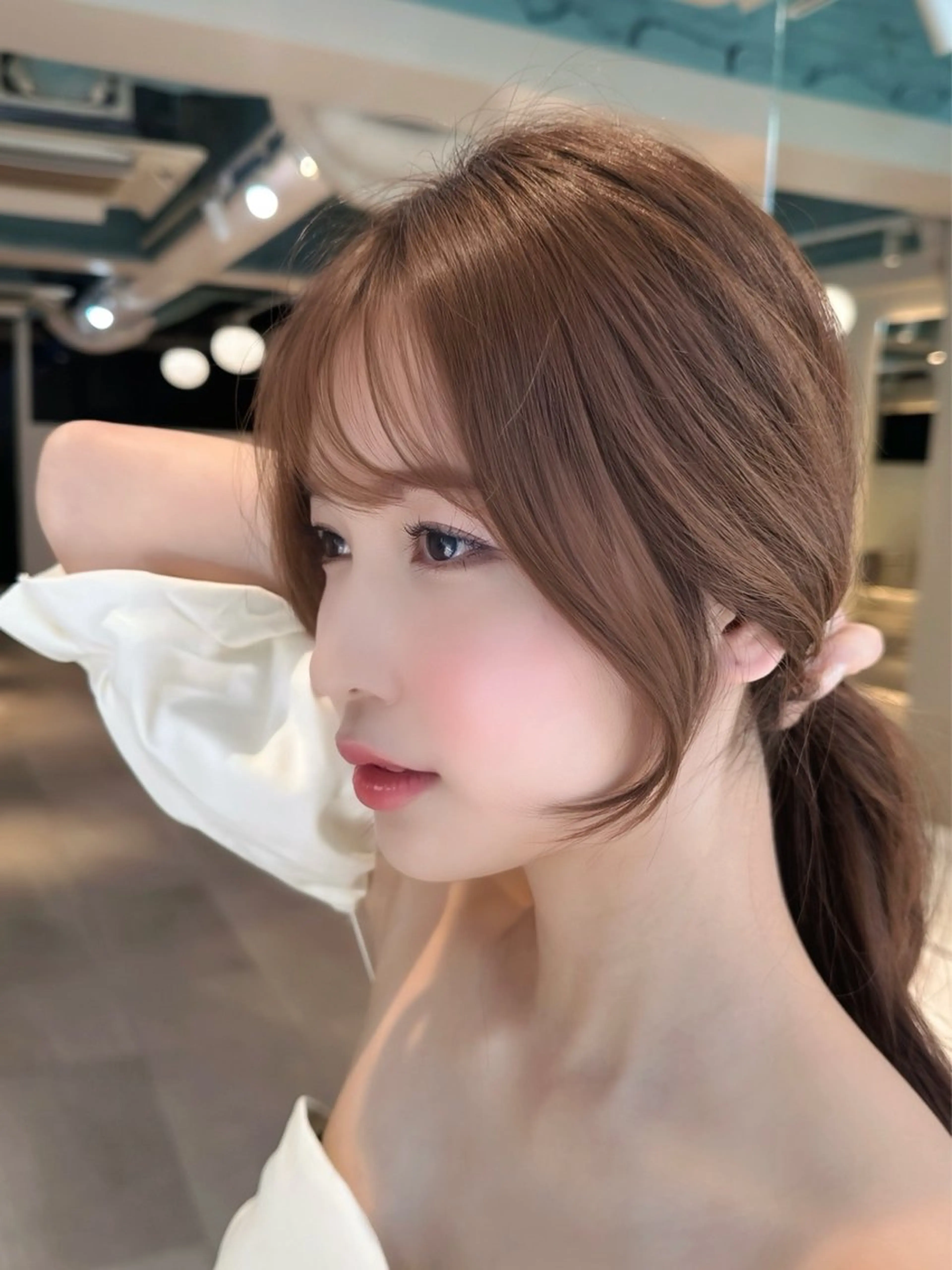 ロング ヘアカラー トリートメント ヘアセット 佐藤景流/髪質改善/ 艶髪/メンズのヘアスタイル