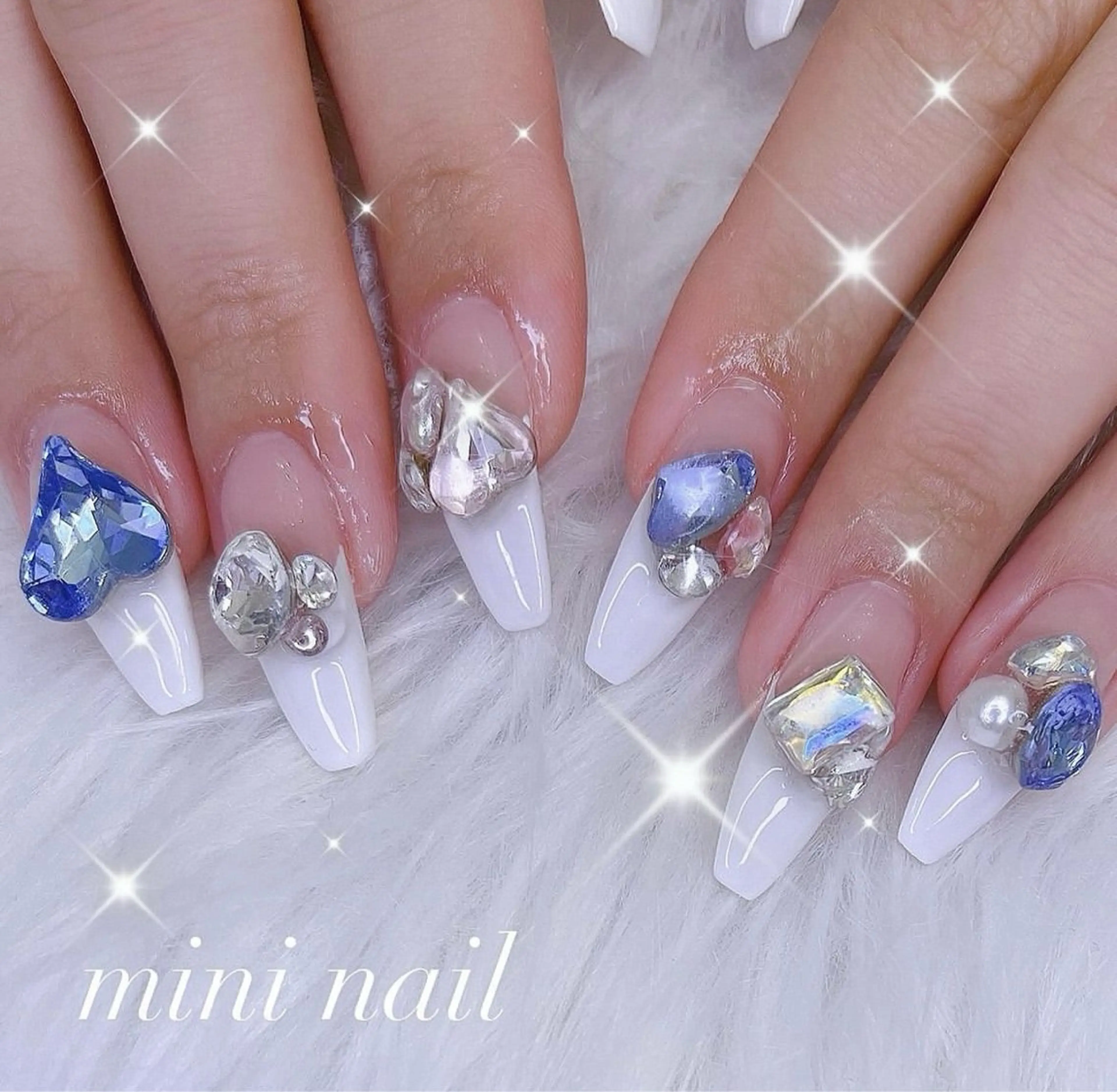 メンズ ネイル フレンチネイル ジェルネイル ワンホンネイル mini nailのネイルデザイン