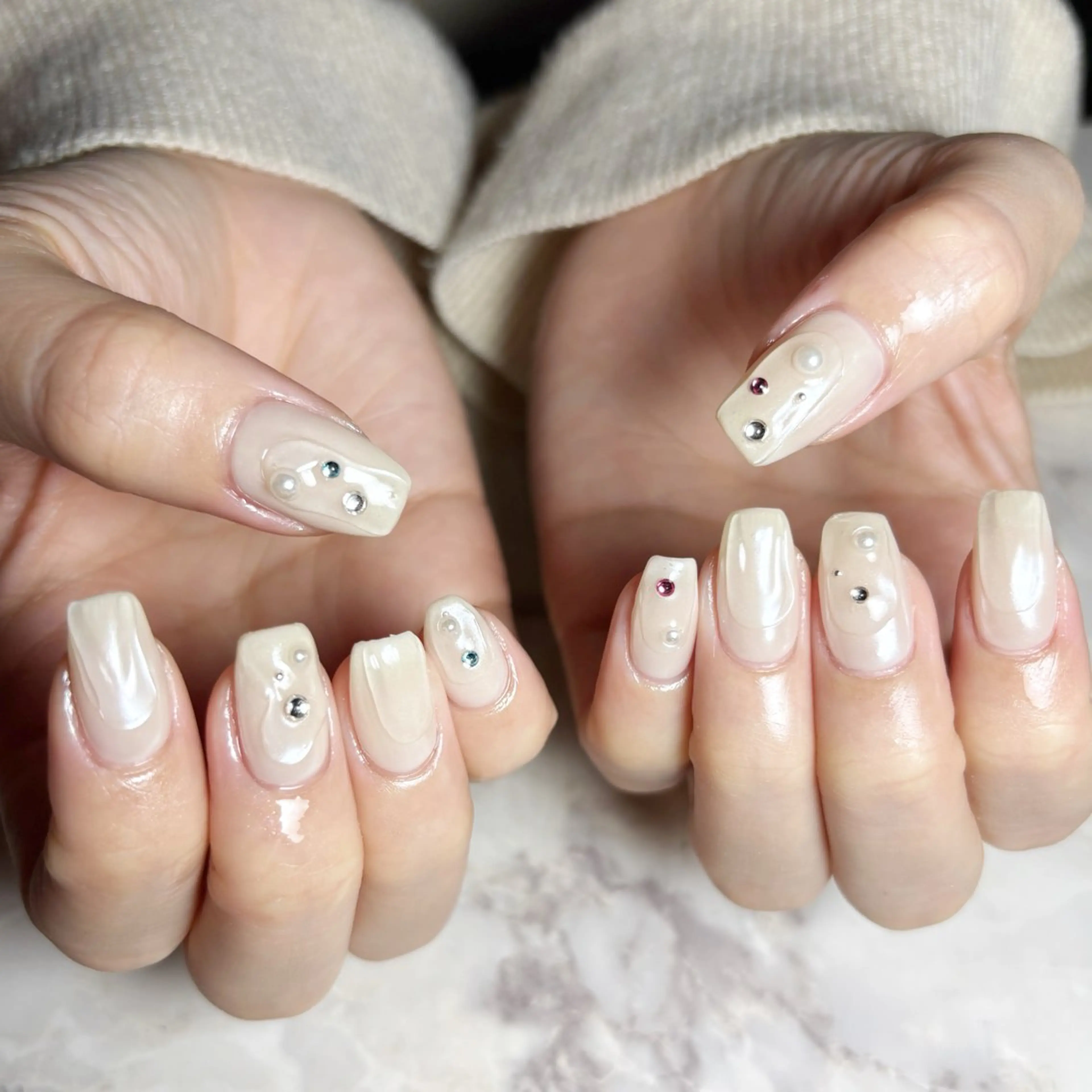 ショート watanabe miyuuのネイルデザイン