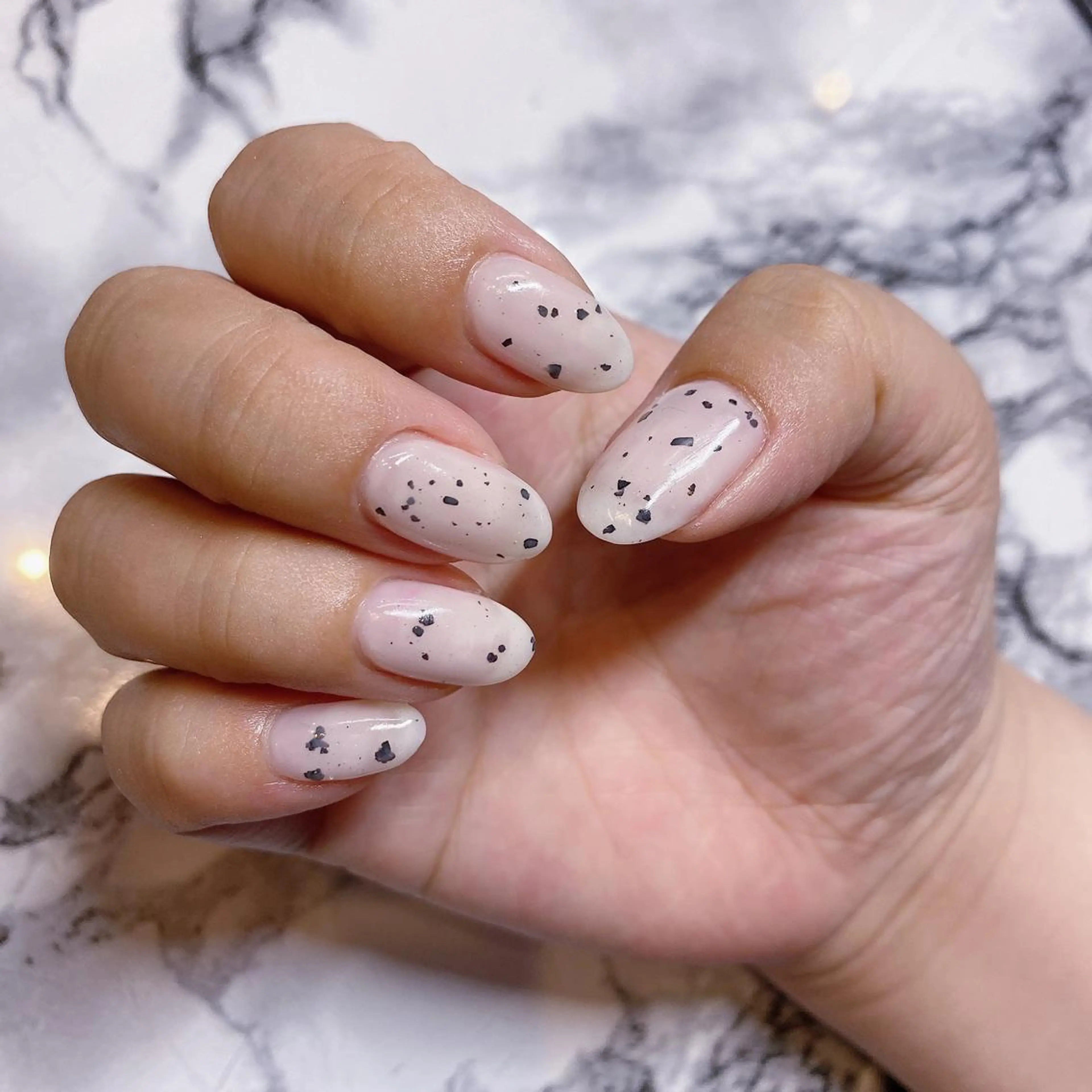 ネイル アートネイル オーロラネイル ジェルネイル ニュアンスネイル ワンカラーネイル To Me Nail所属・🩵 mei🩵のネイルデザイン