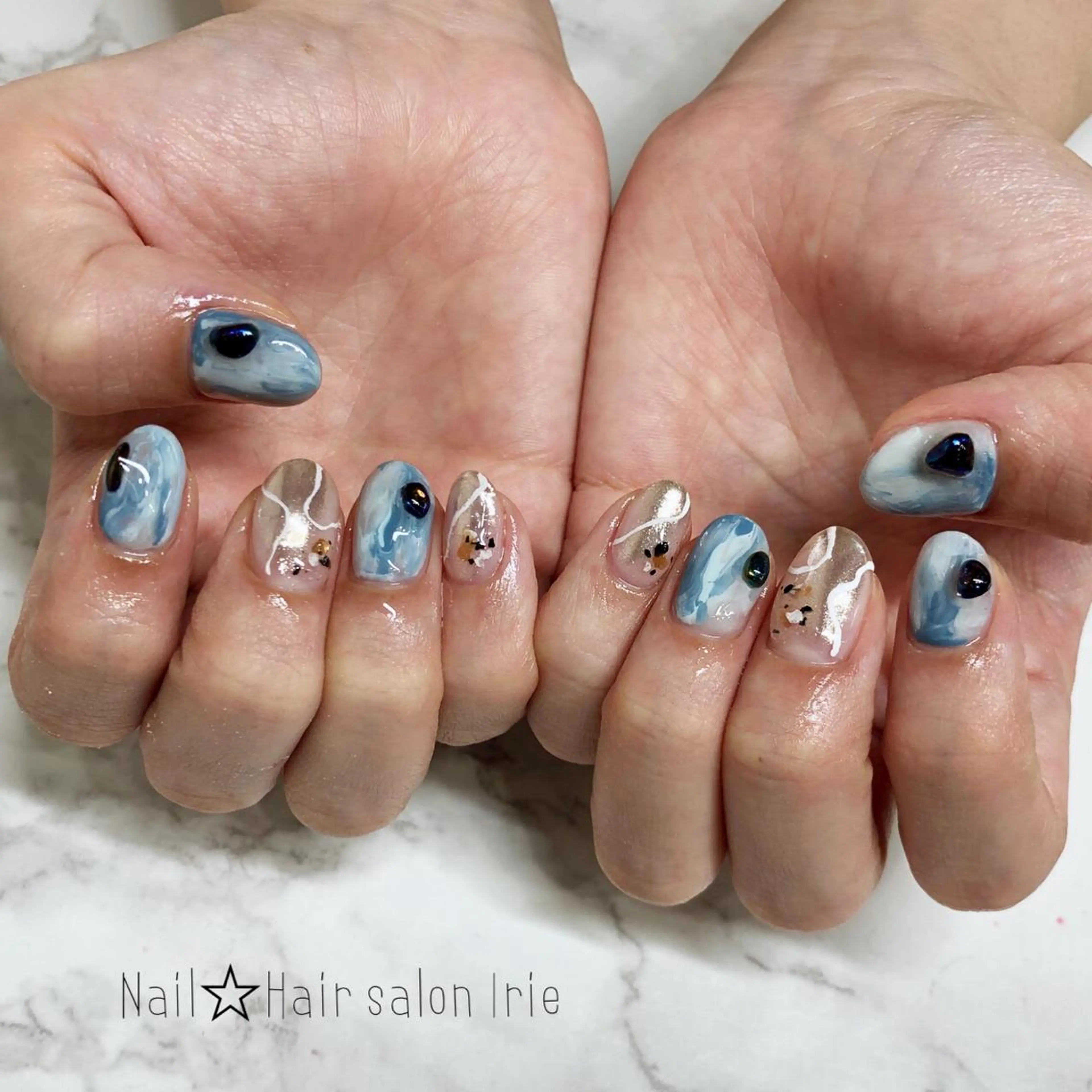 ネイル ハンドネイル Hair salon Irie所属・與儀 知佳のネイルデザイン