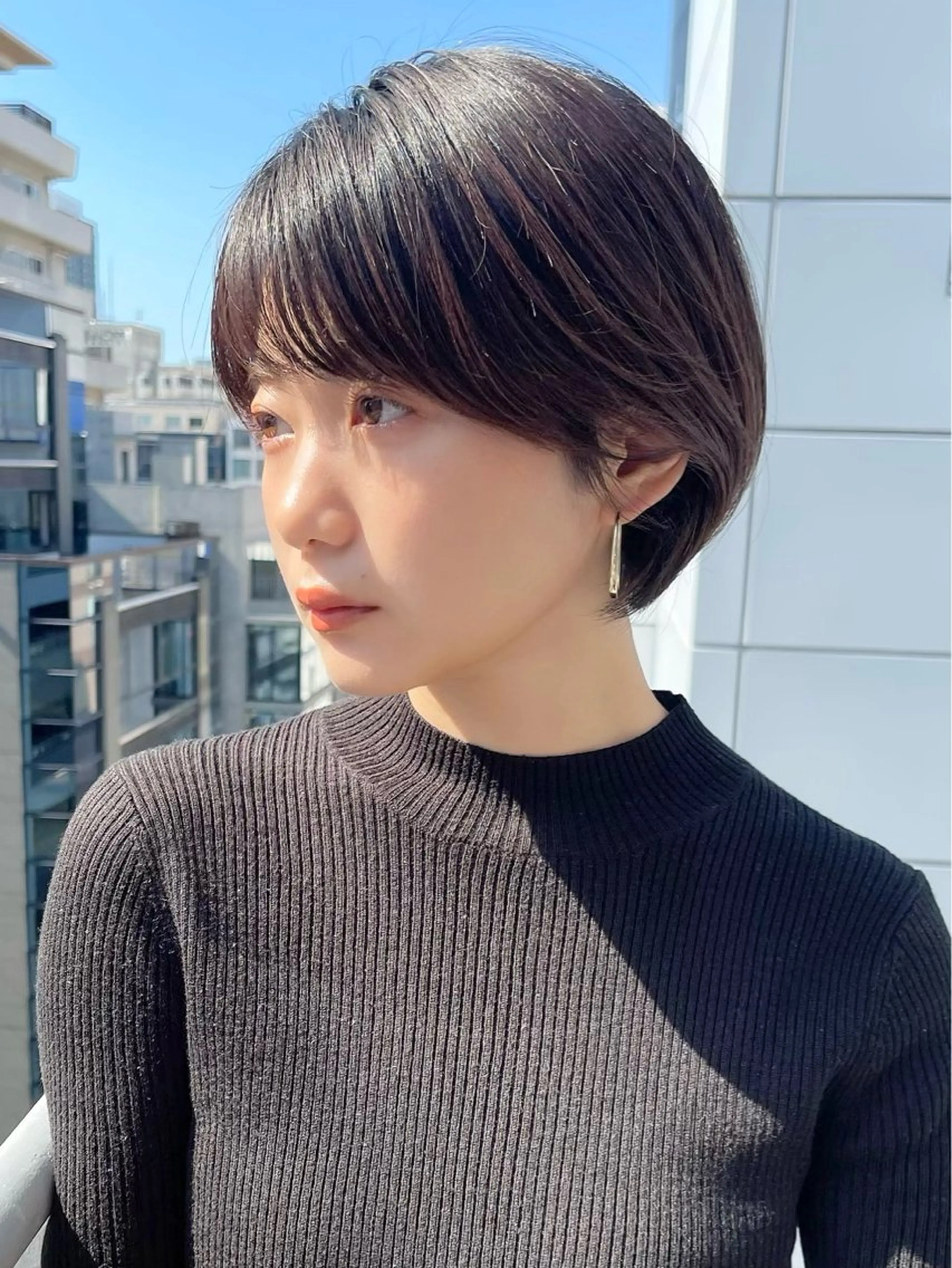 ショート 丸みショート イエローカラー 韓国風ヘア ショートヘア カット ヘアカラー ショート・ボブ特化 mahoのその他イメージ