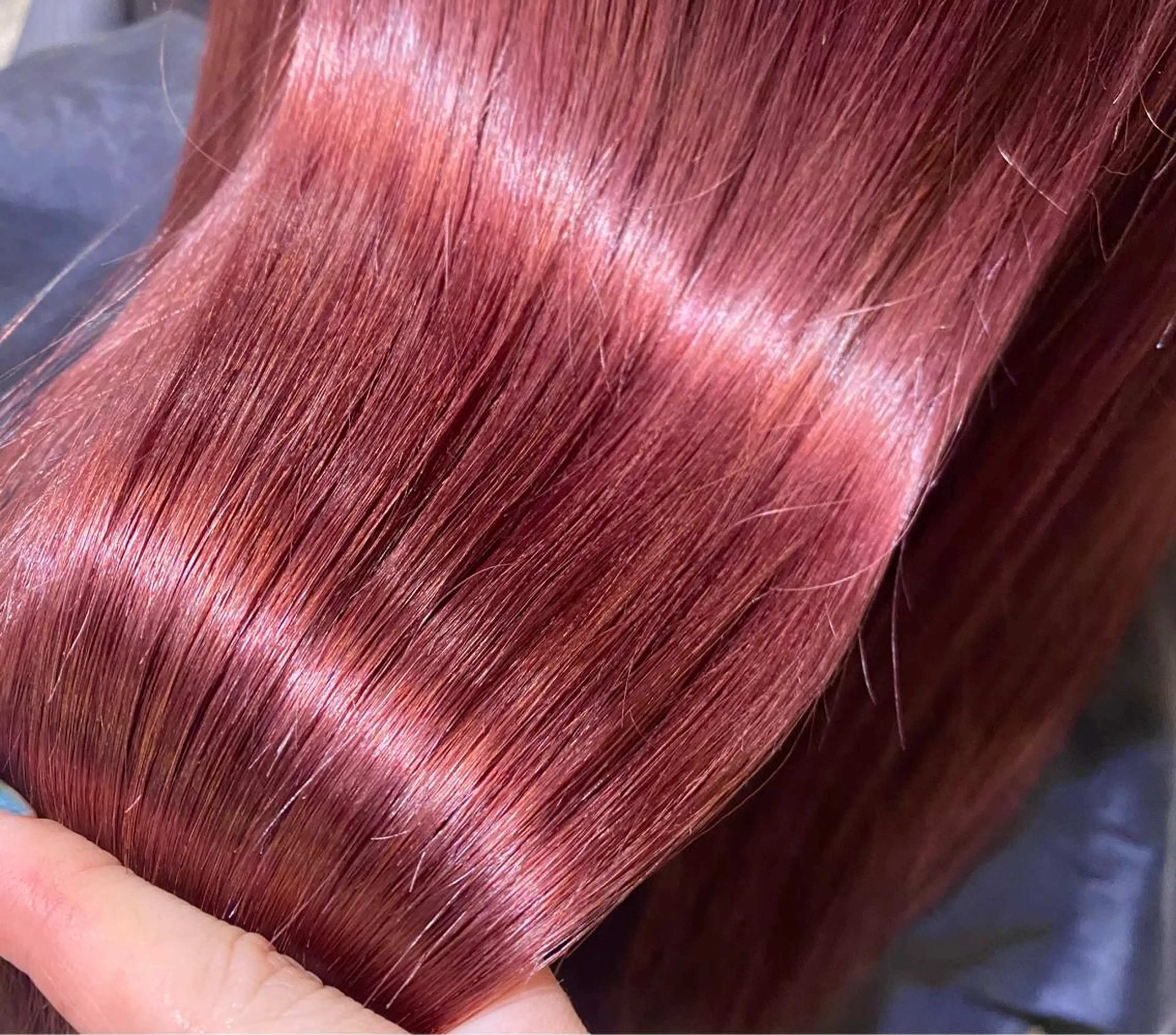 ロング カラー マンツーマン女性 美容師 奏のヘアスタイル