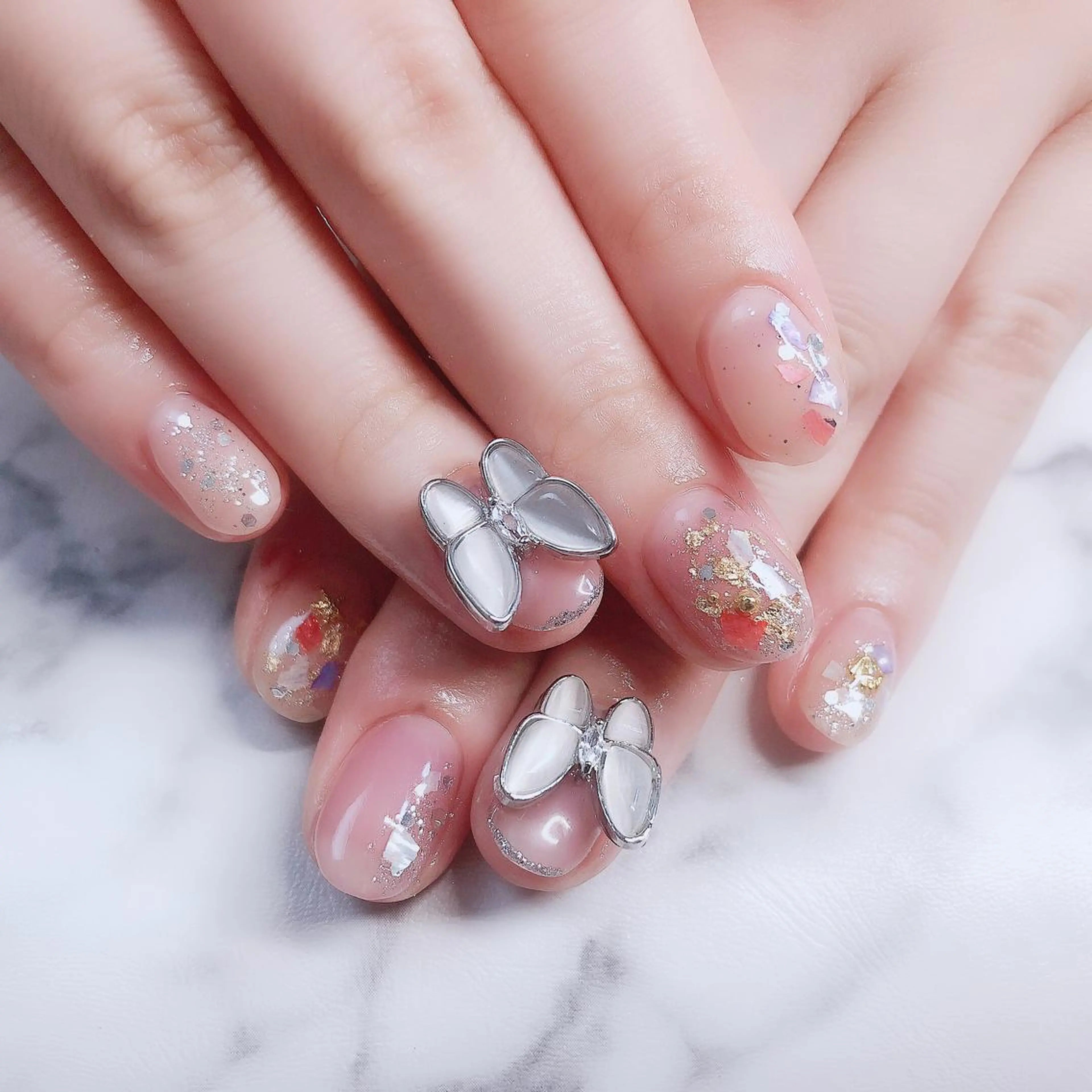 ネイル ネイルサロンエクラ 🫧Shizukaのネイルデザイン