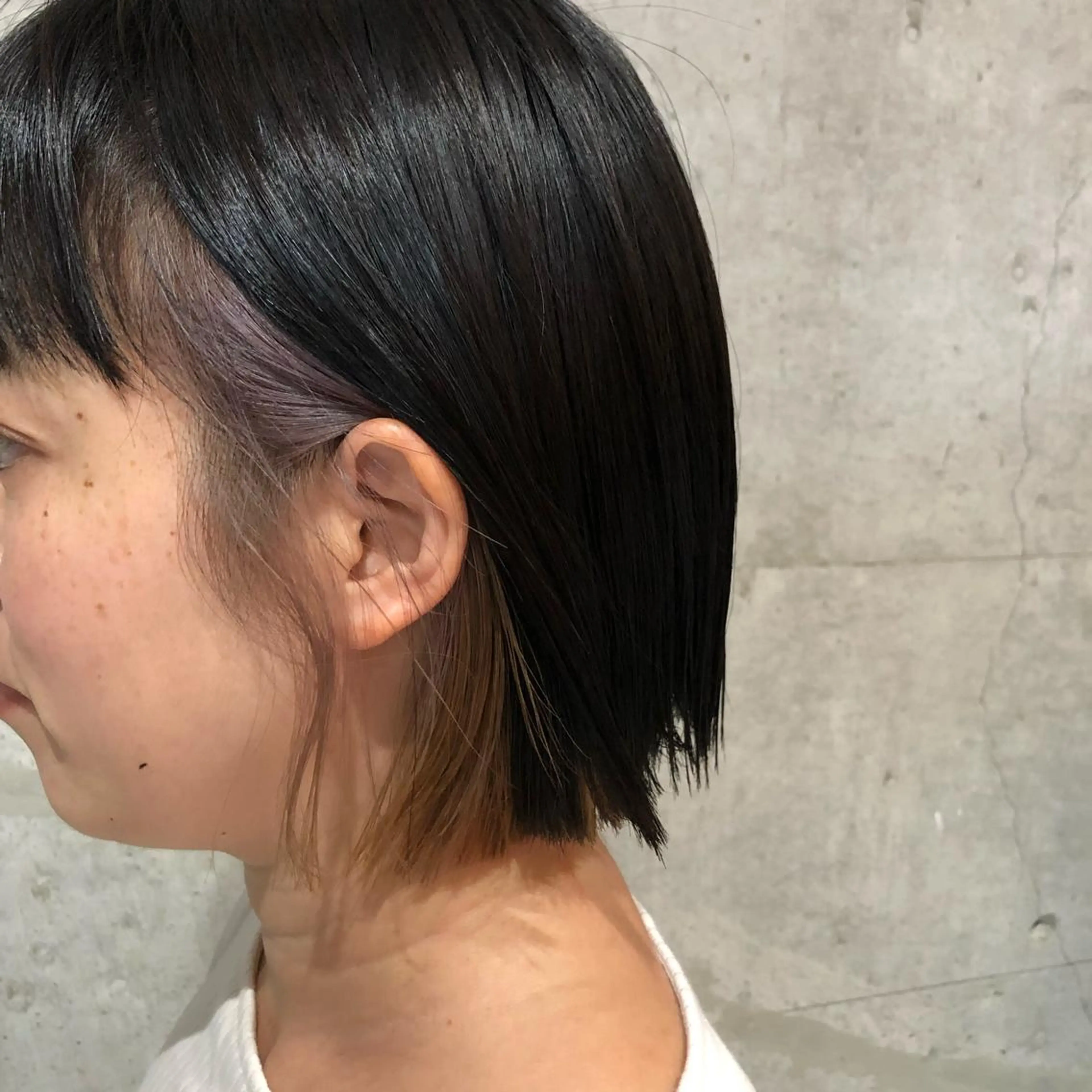 ミディアム カラー 三宅 涼馬のヘアスタイル