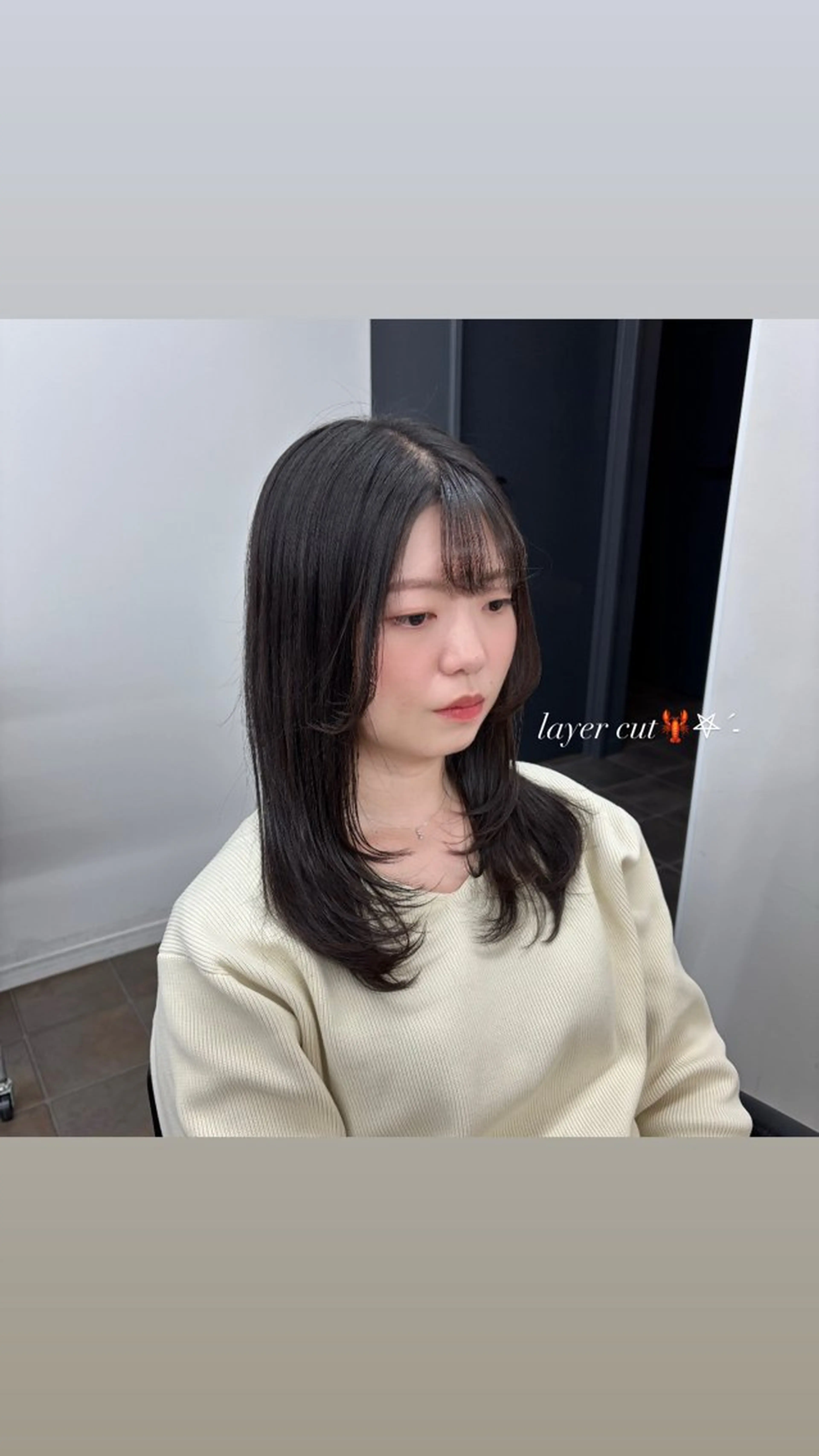 ロング かどたはるな レイヤー/パーマのヘアスタイル