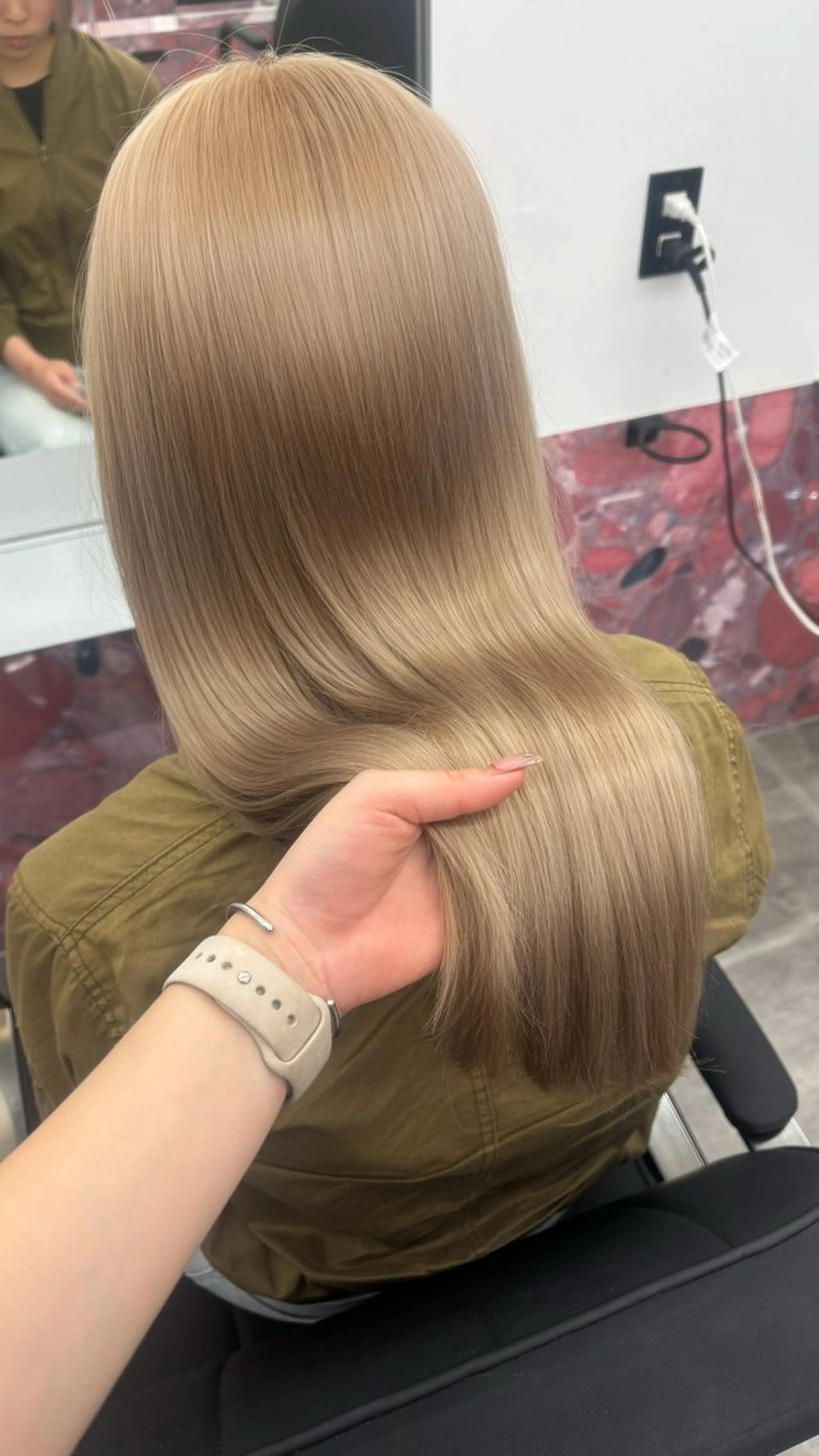 ロング 名古屋栄/PELE/ ブリーチ/asahiのヘアスタイル