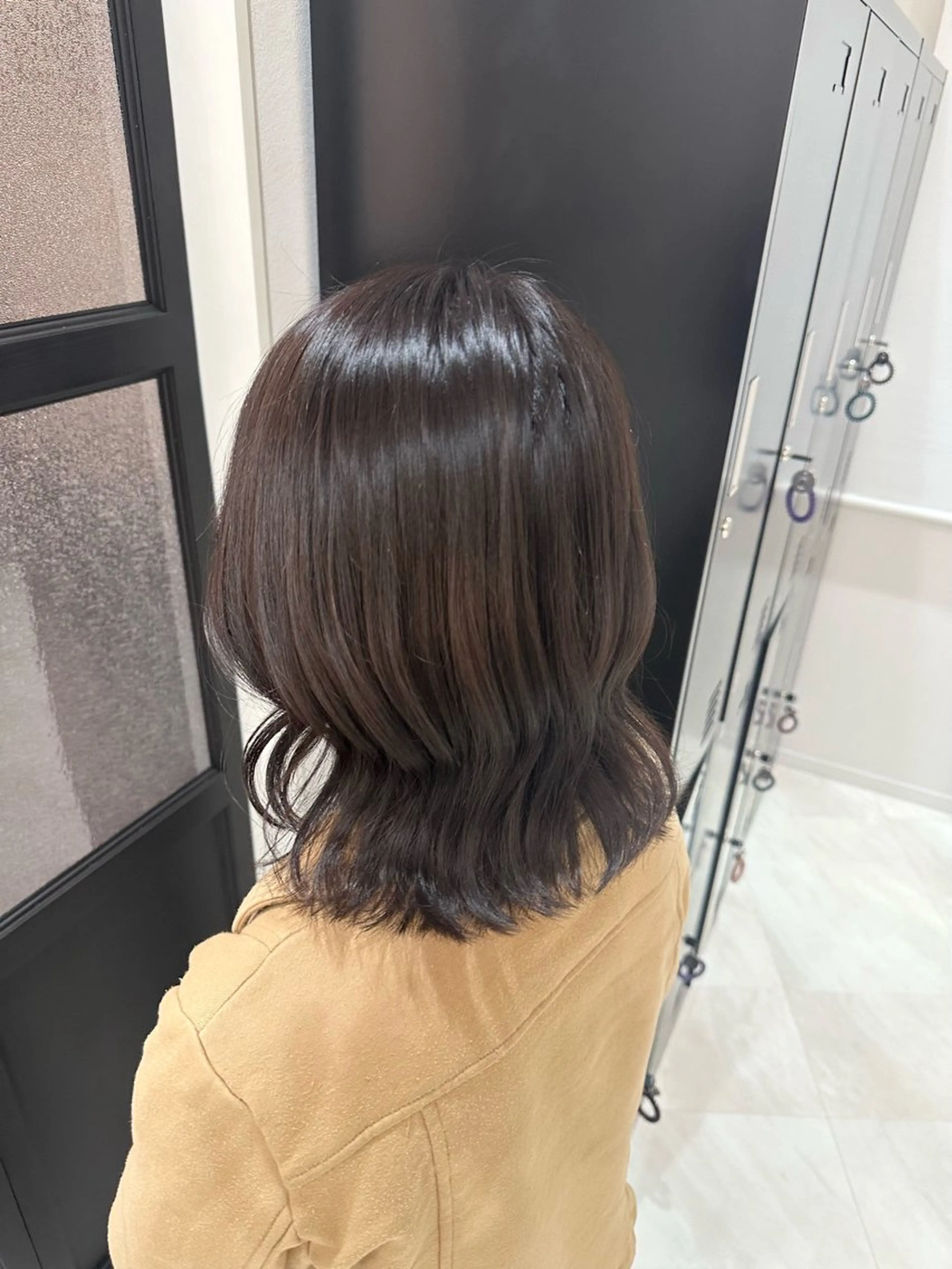 ミディアム カラー カット ヘアカラー enne所属・enne こさかのヘアスタイル