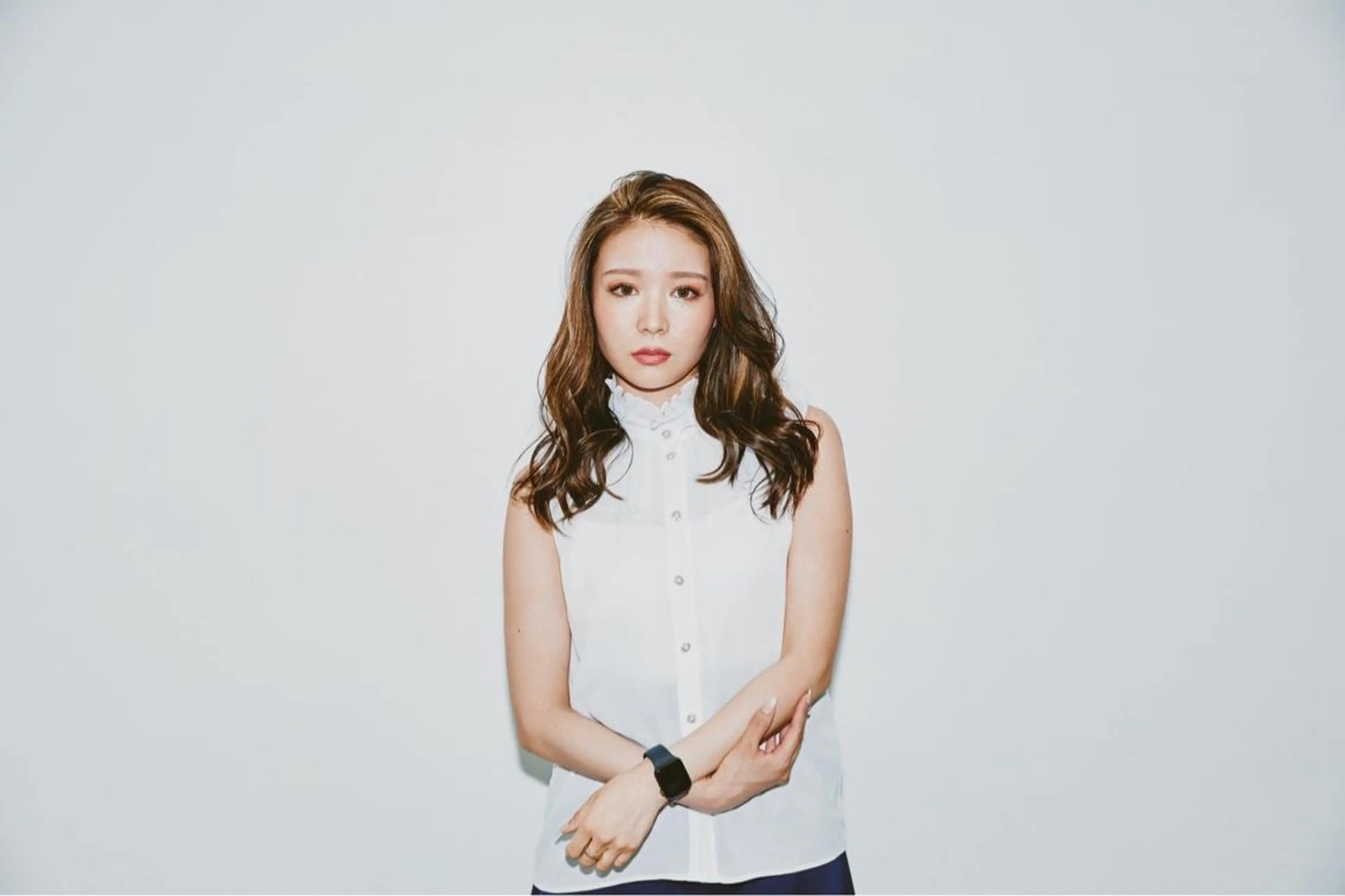 セミロング カラー MONIQA原宿所属・デザインカラーウルフ 宙也のヘアスタイル